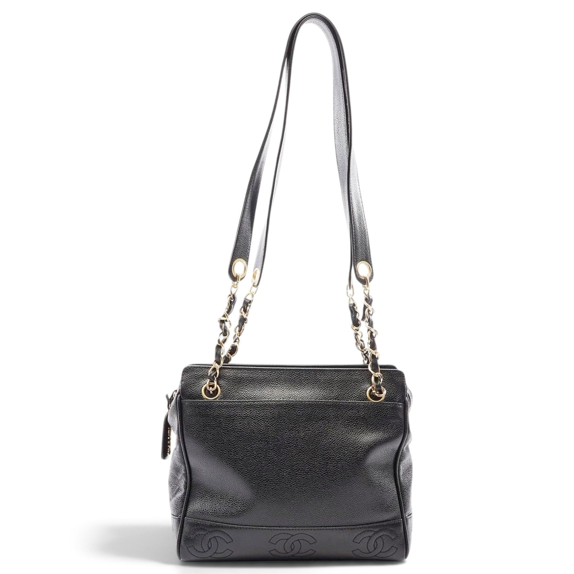 Leather tote