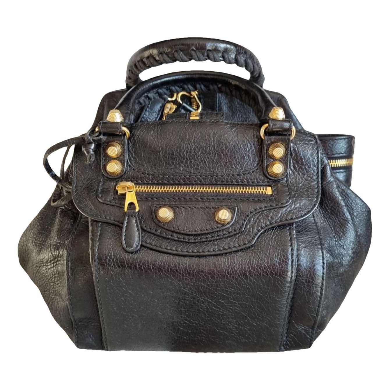 Leather backpack