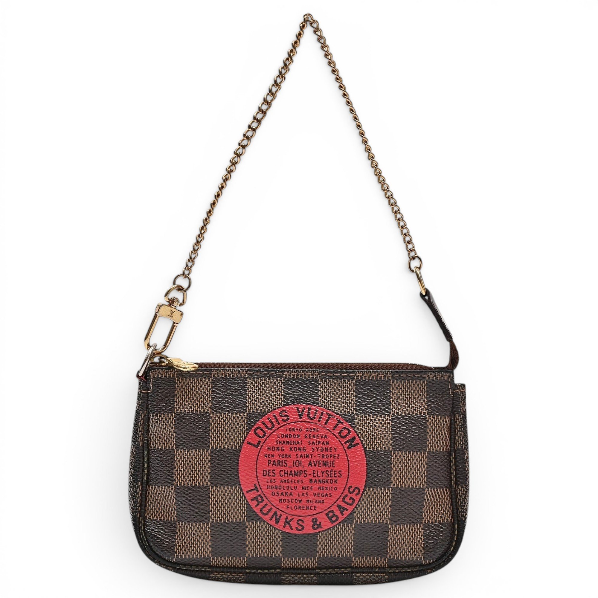 Pochette Accessoire leather handbag