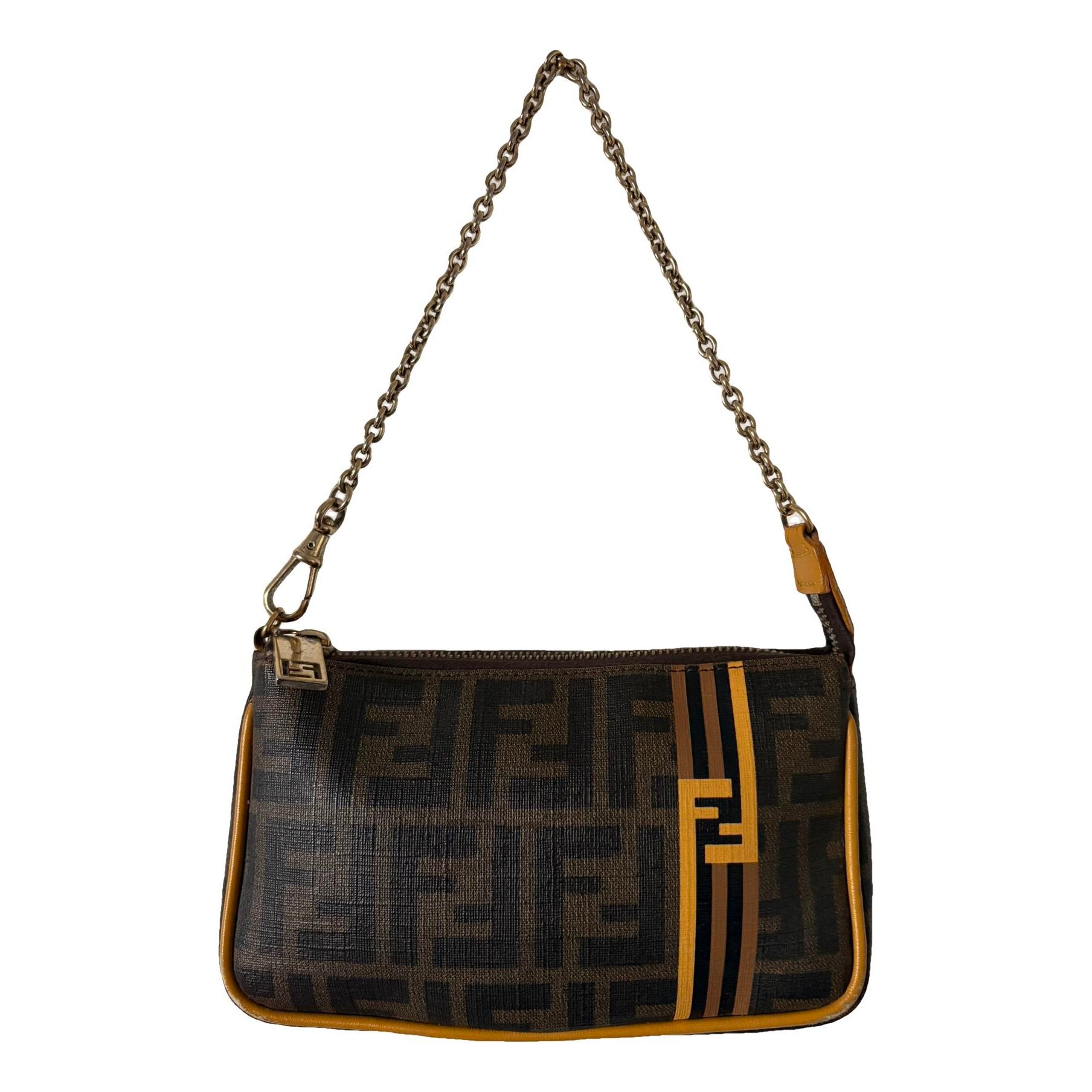 Baguette leather handbag