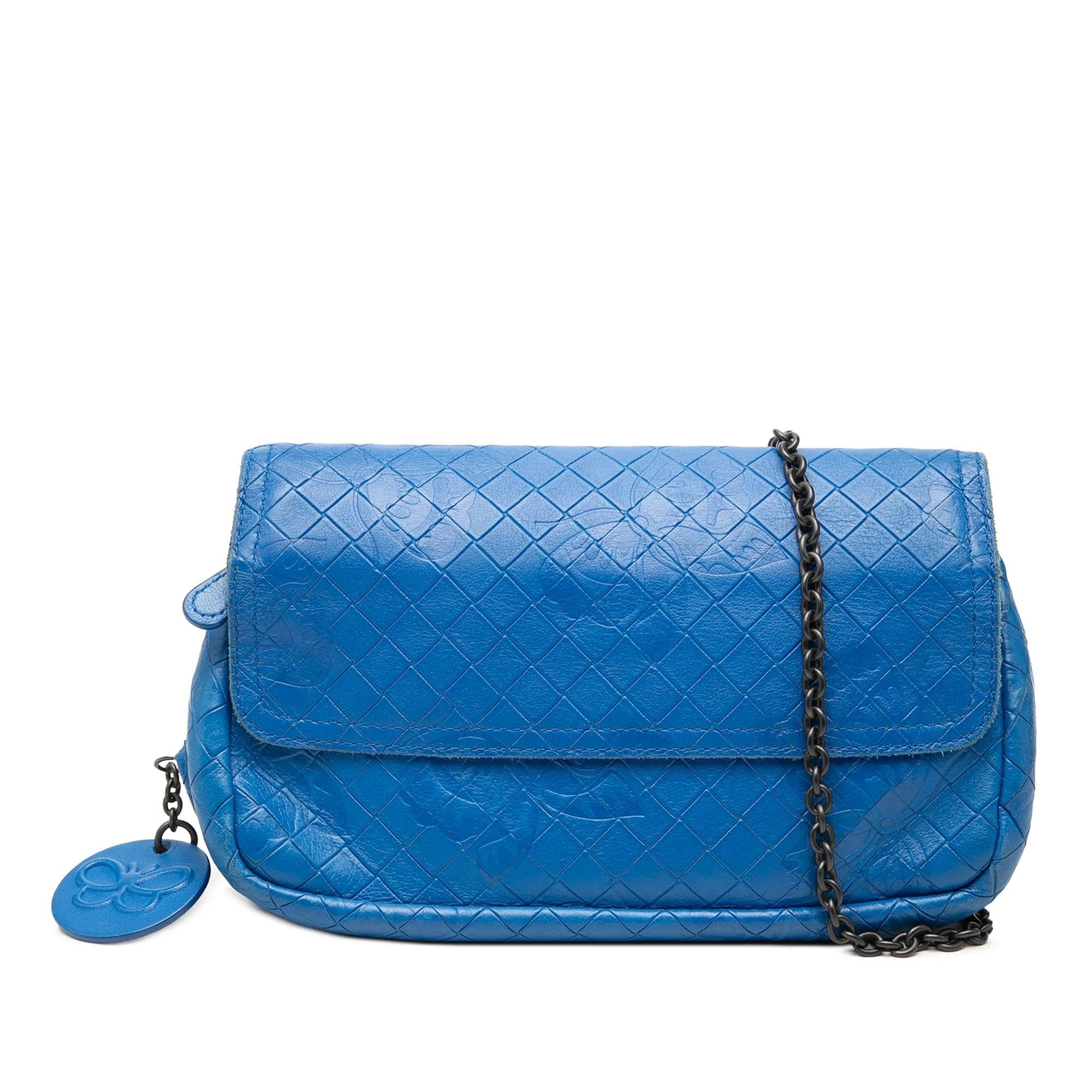 Veneta pony-style calfskin crossbody bag