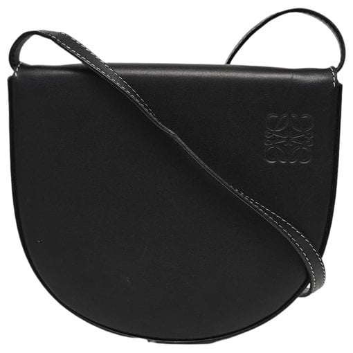 Heel leather handbag