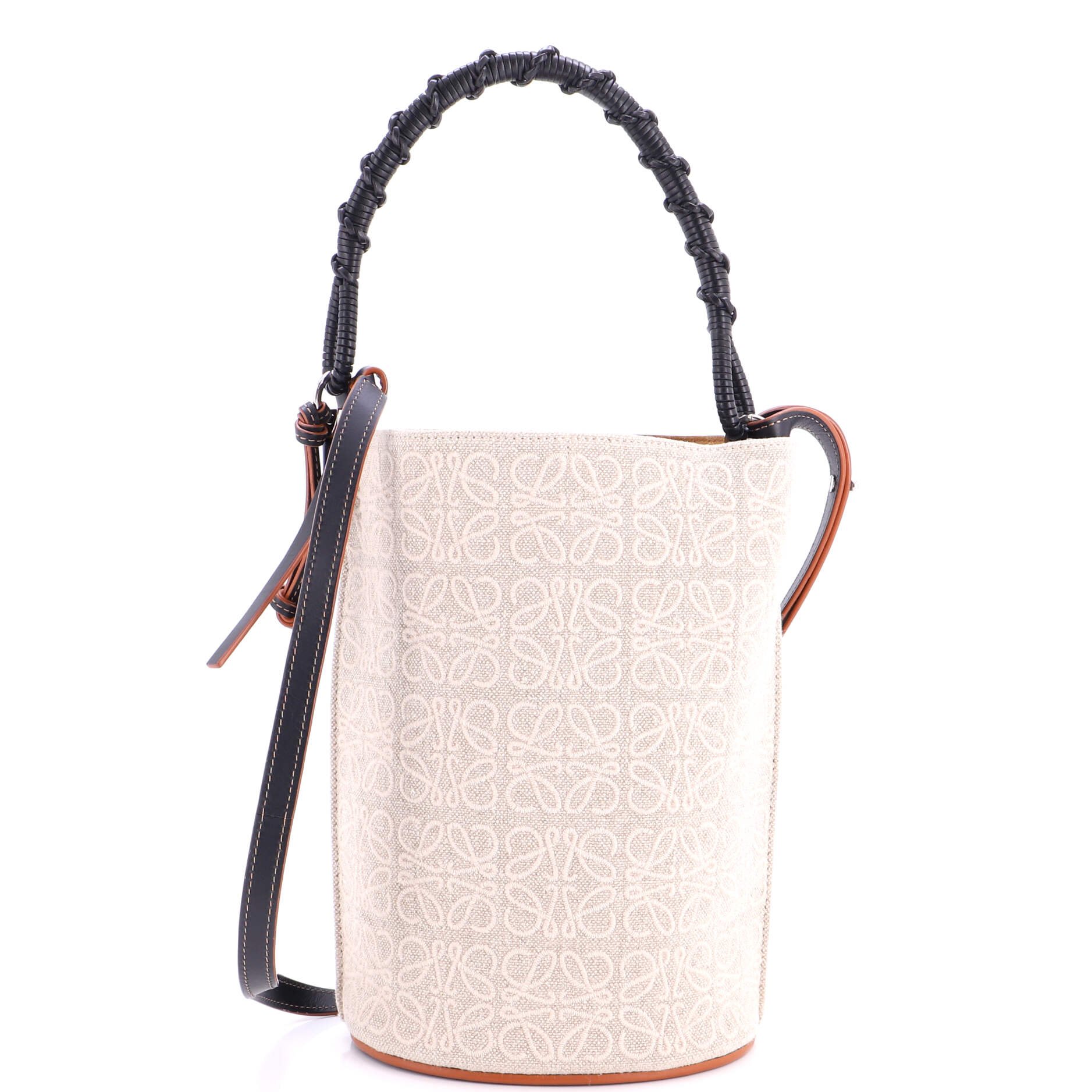 Gate Bucket Bag Anagram Jacquard Canvas Medium