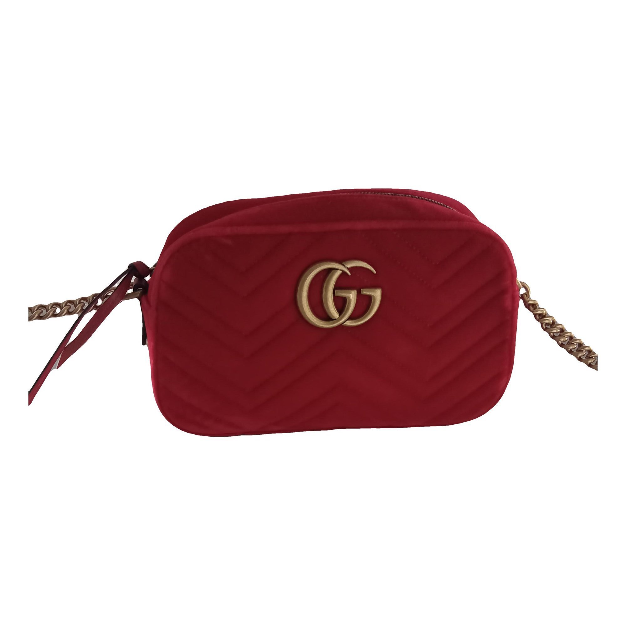 GG Marmont velvet crossbody bag