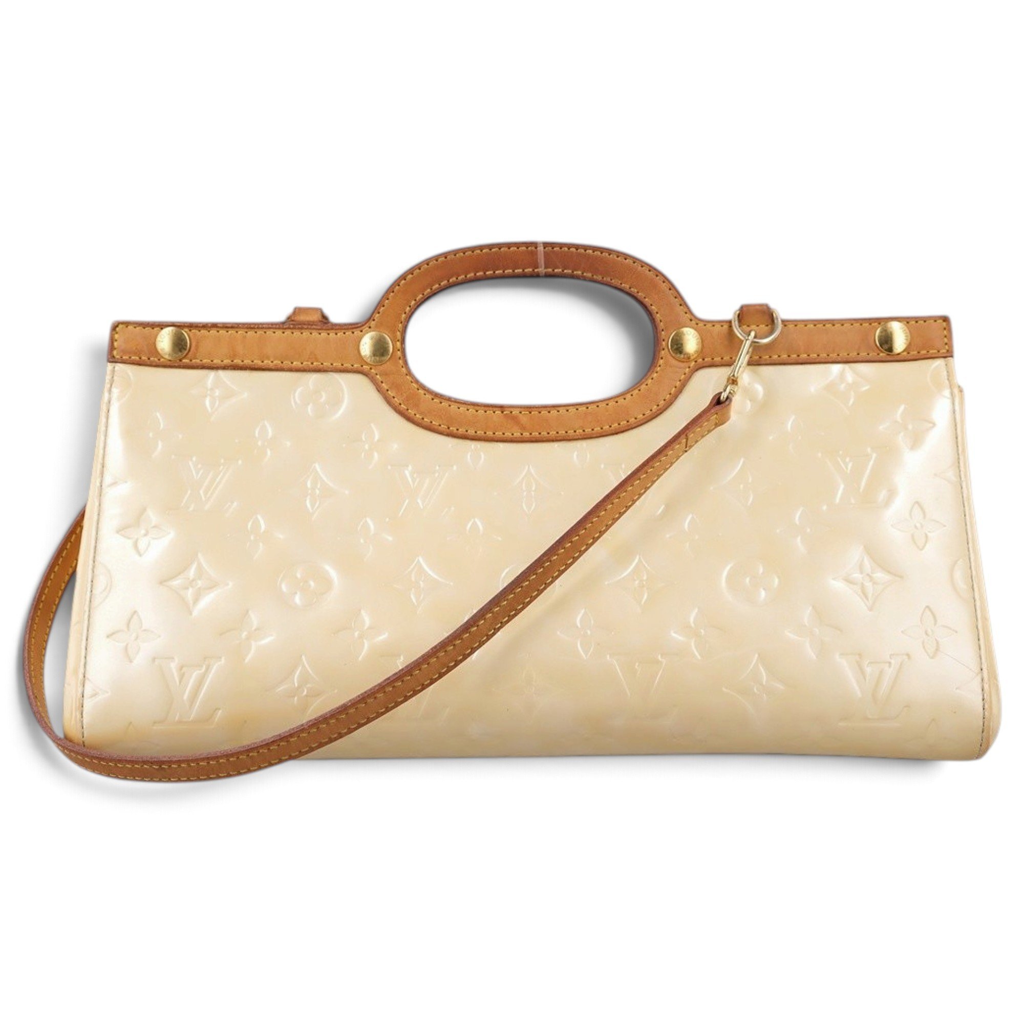 Roxbury patent leather handbag