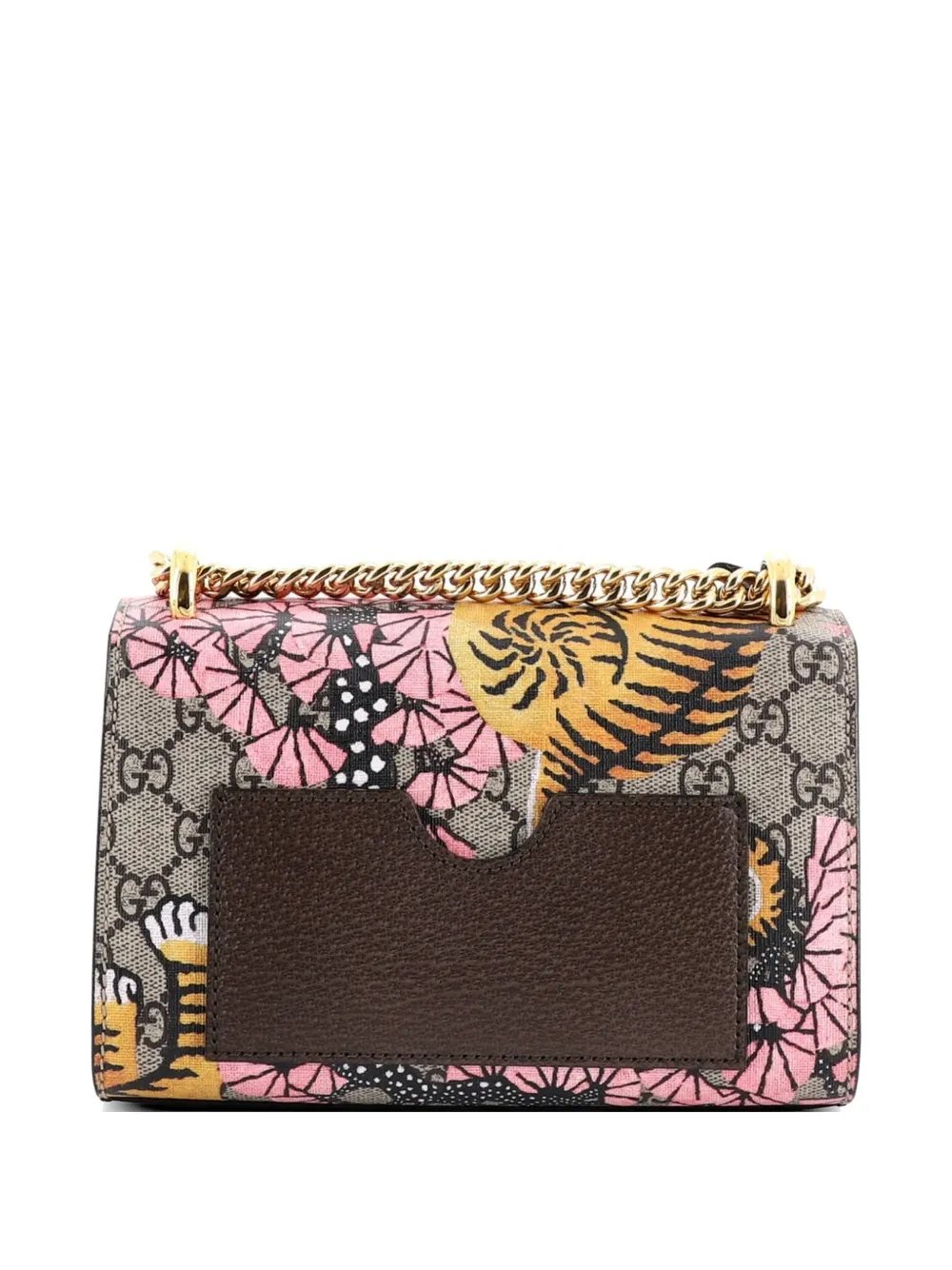Padlock Bengal Print GG Coated Canvas Small shoulder bag