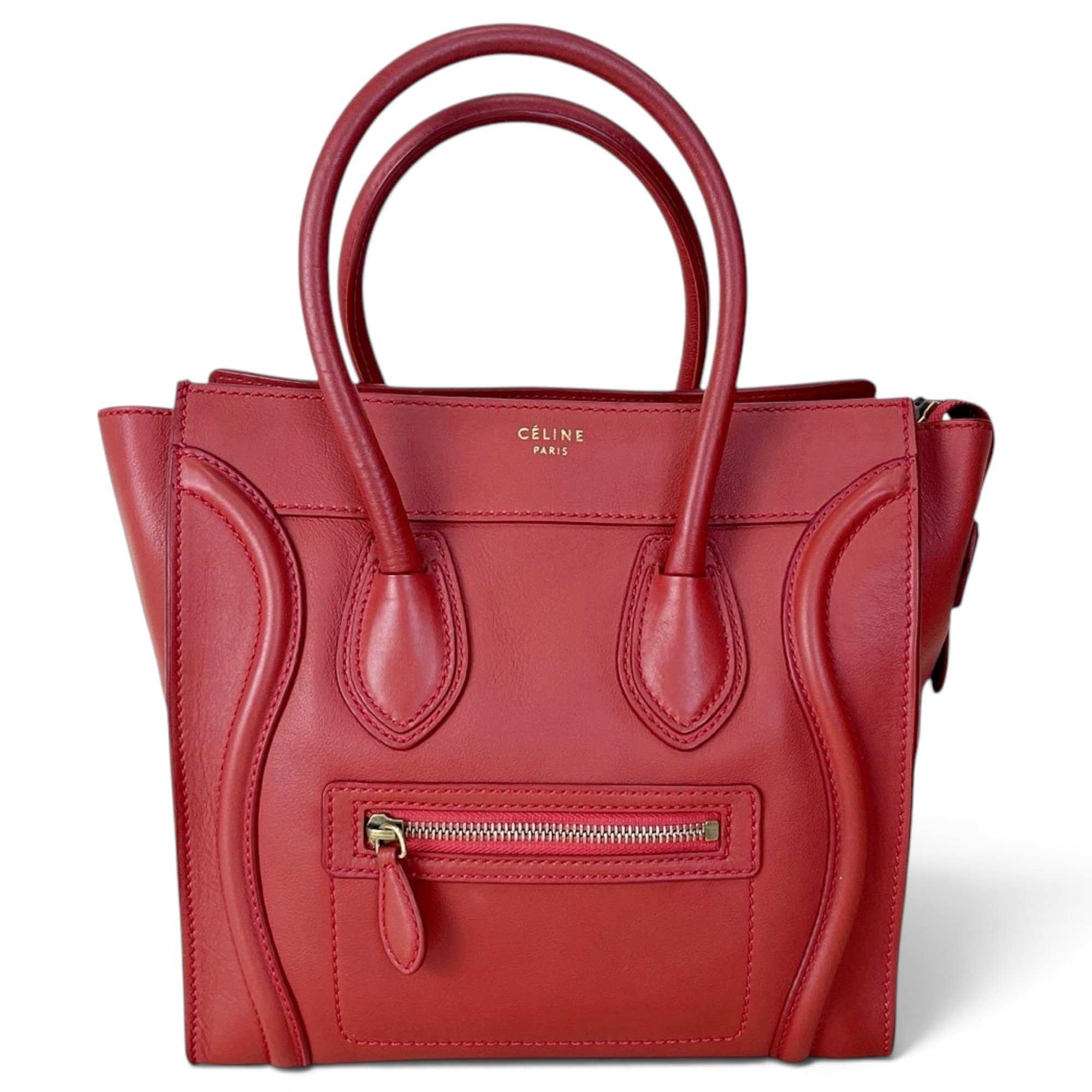 Luggage leather handbag