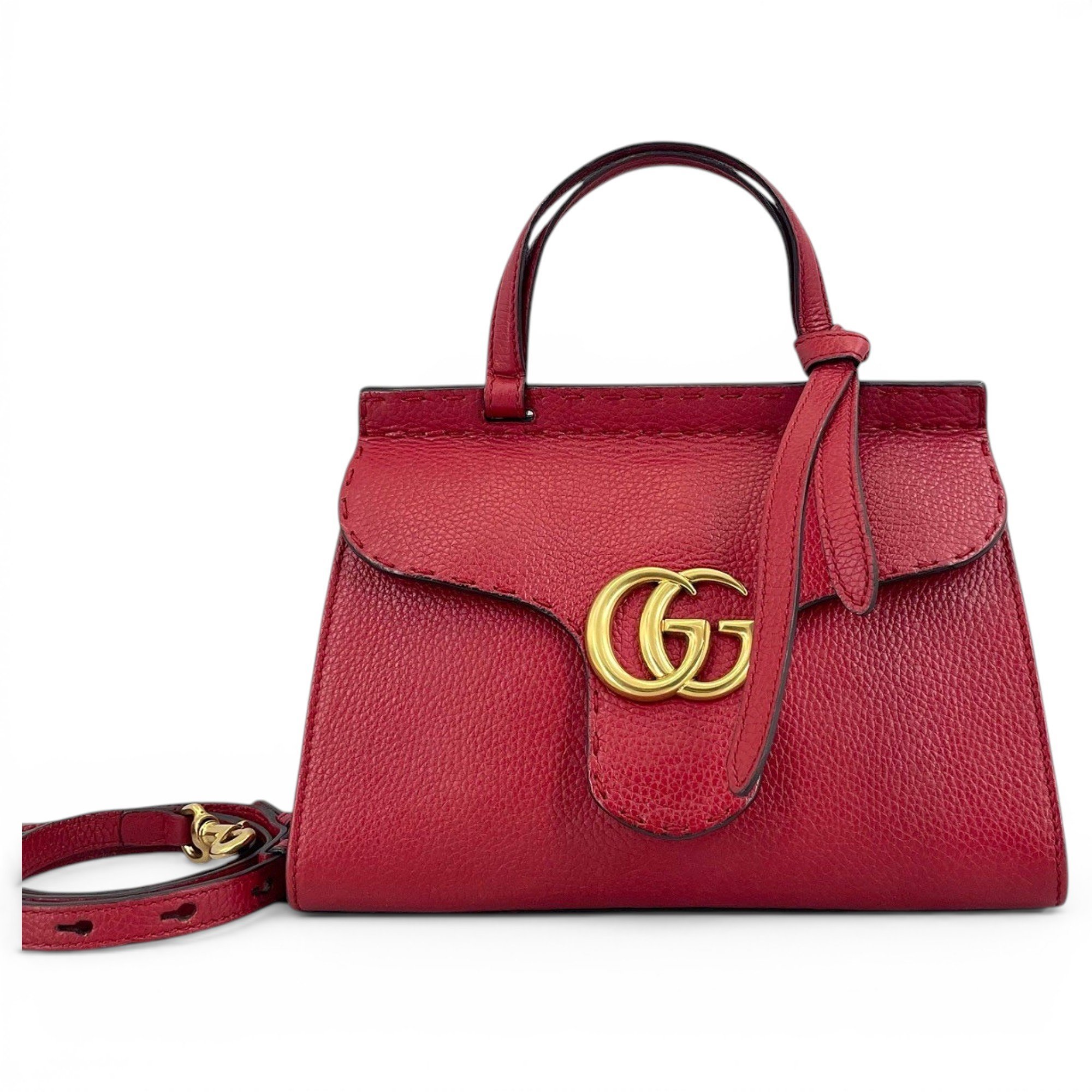 GG Marmont Animalier leather handbag