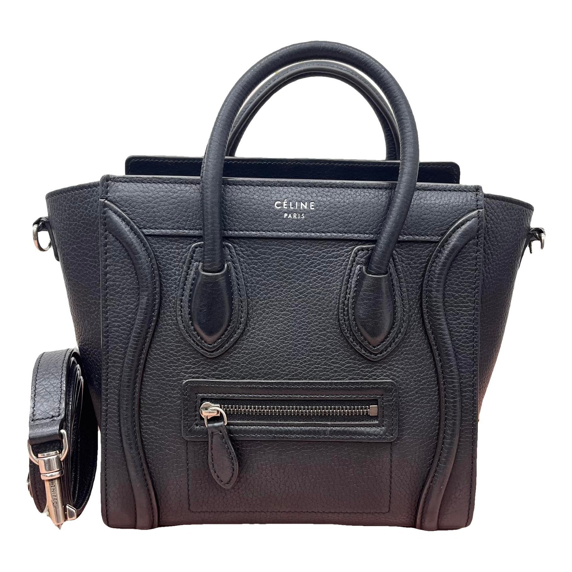 Nano Luggage leather handbag
