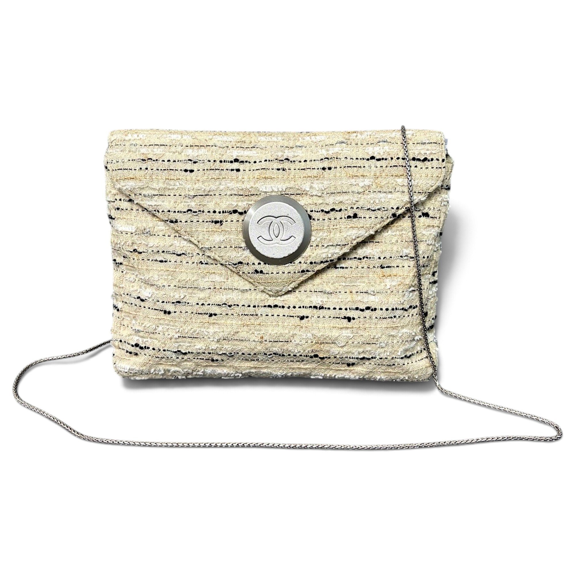 Chanel Diana tweed crossbody bag