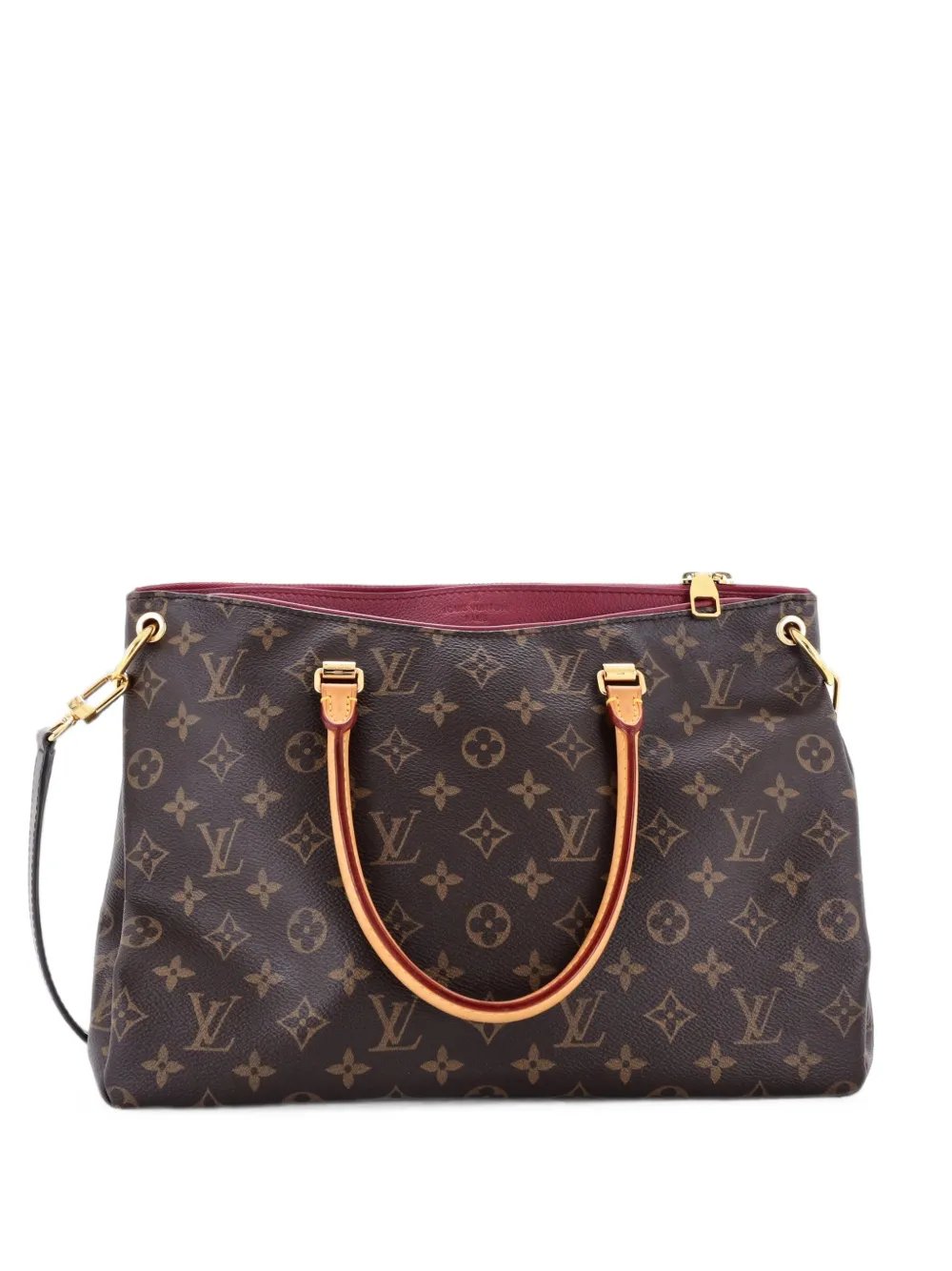 Pallas Tote Monogram Canvas with Leather shoulder bag