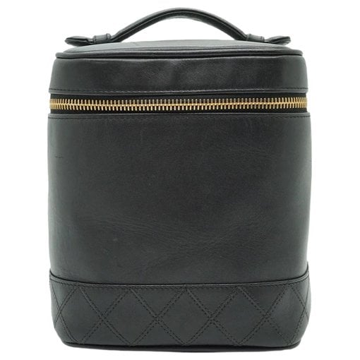 Vanity leather handbag