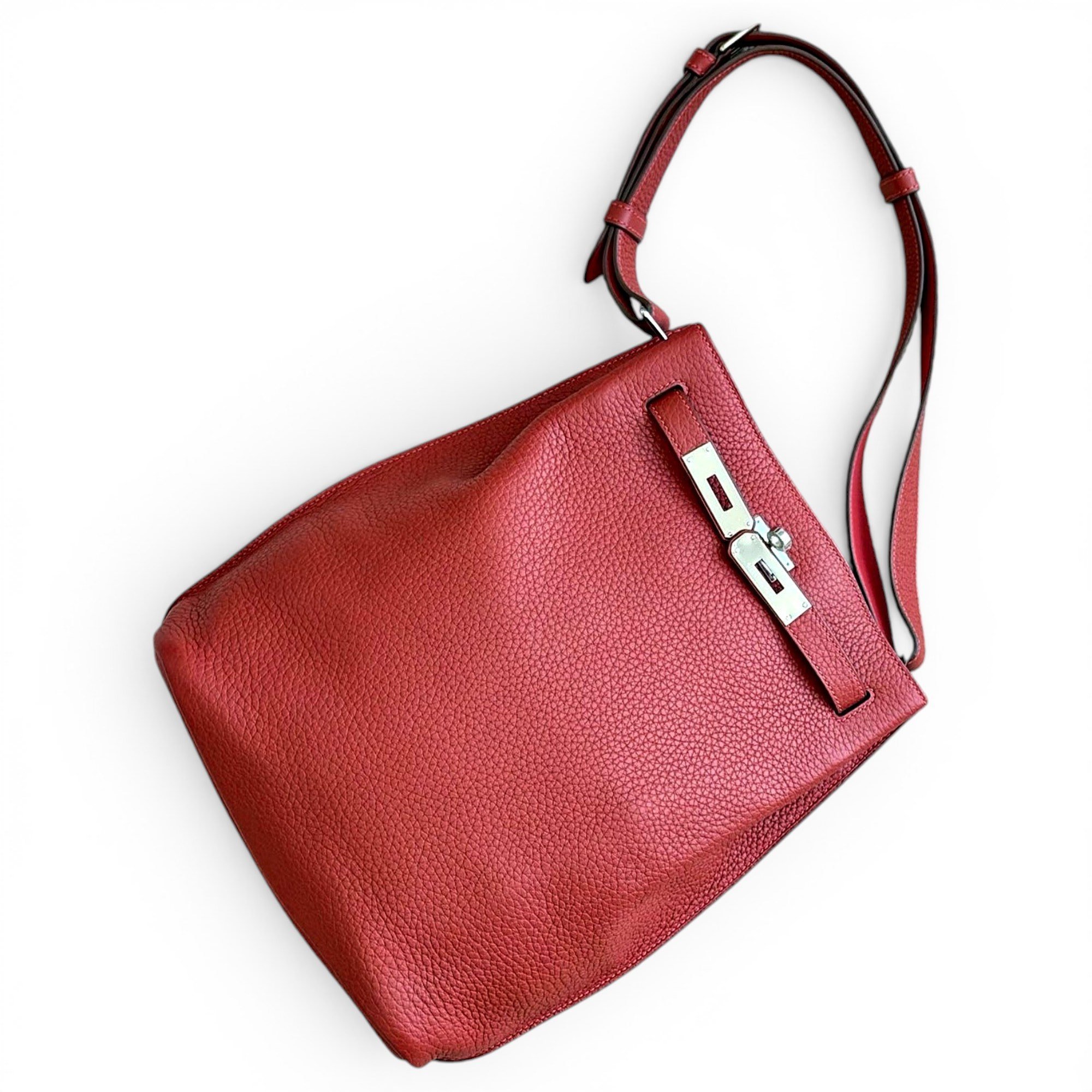So Kelly leather handbag