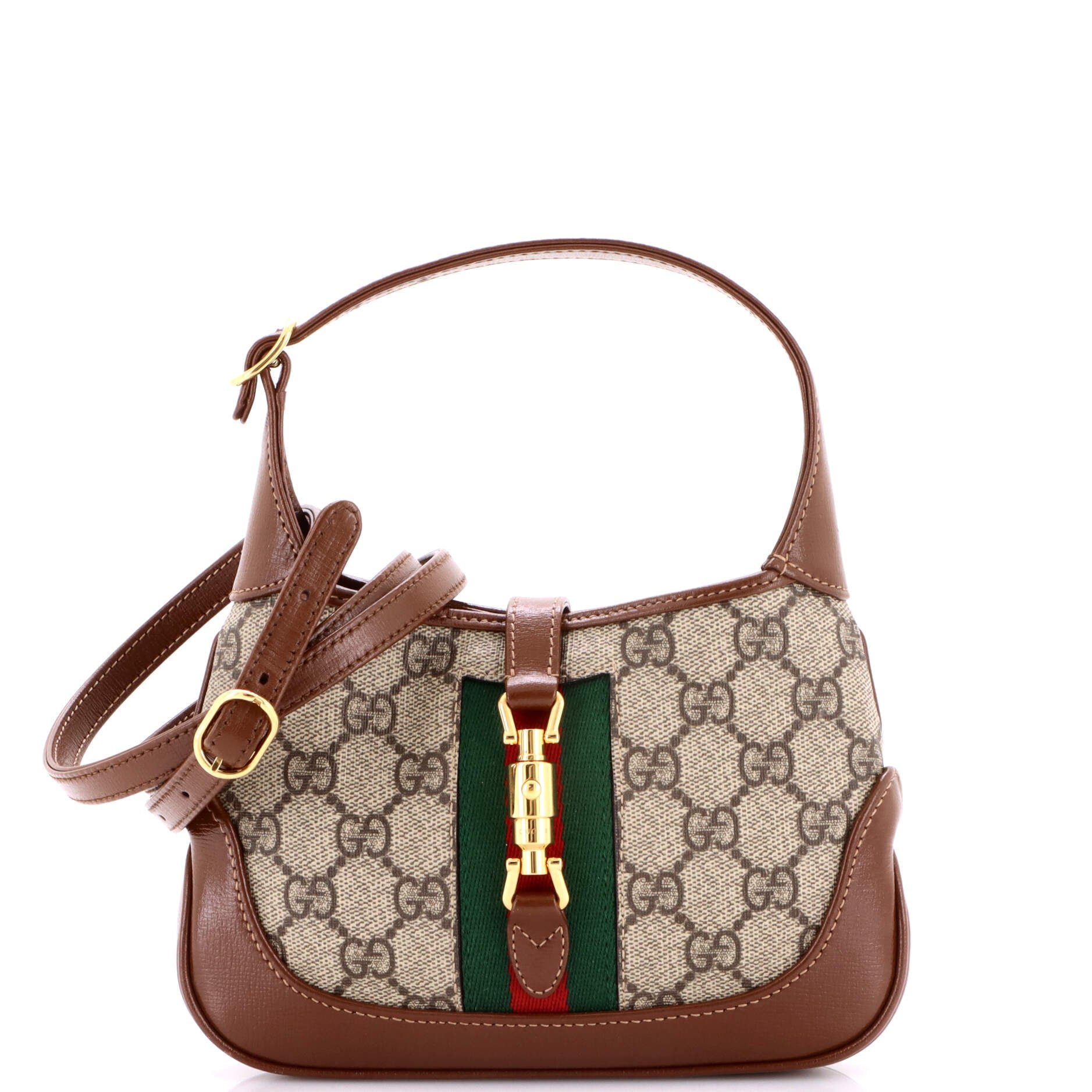 Gucci Jackie 1961 Hobo GG Coated Canvas Mini