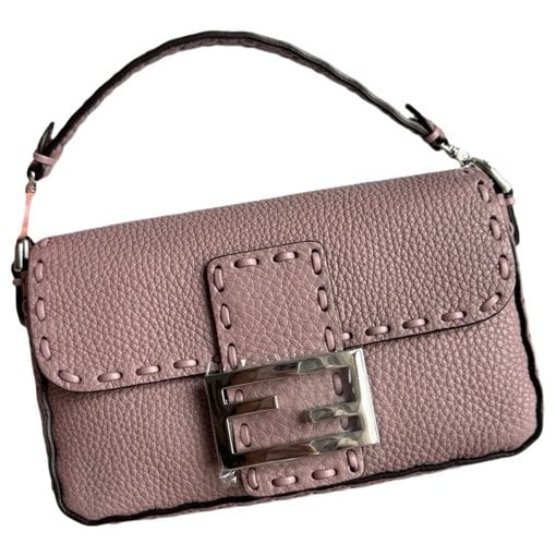 Baguette leather handbag