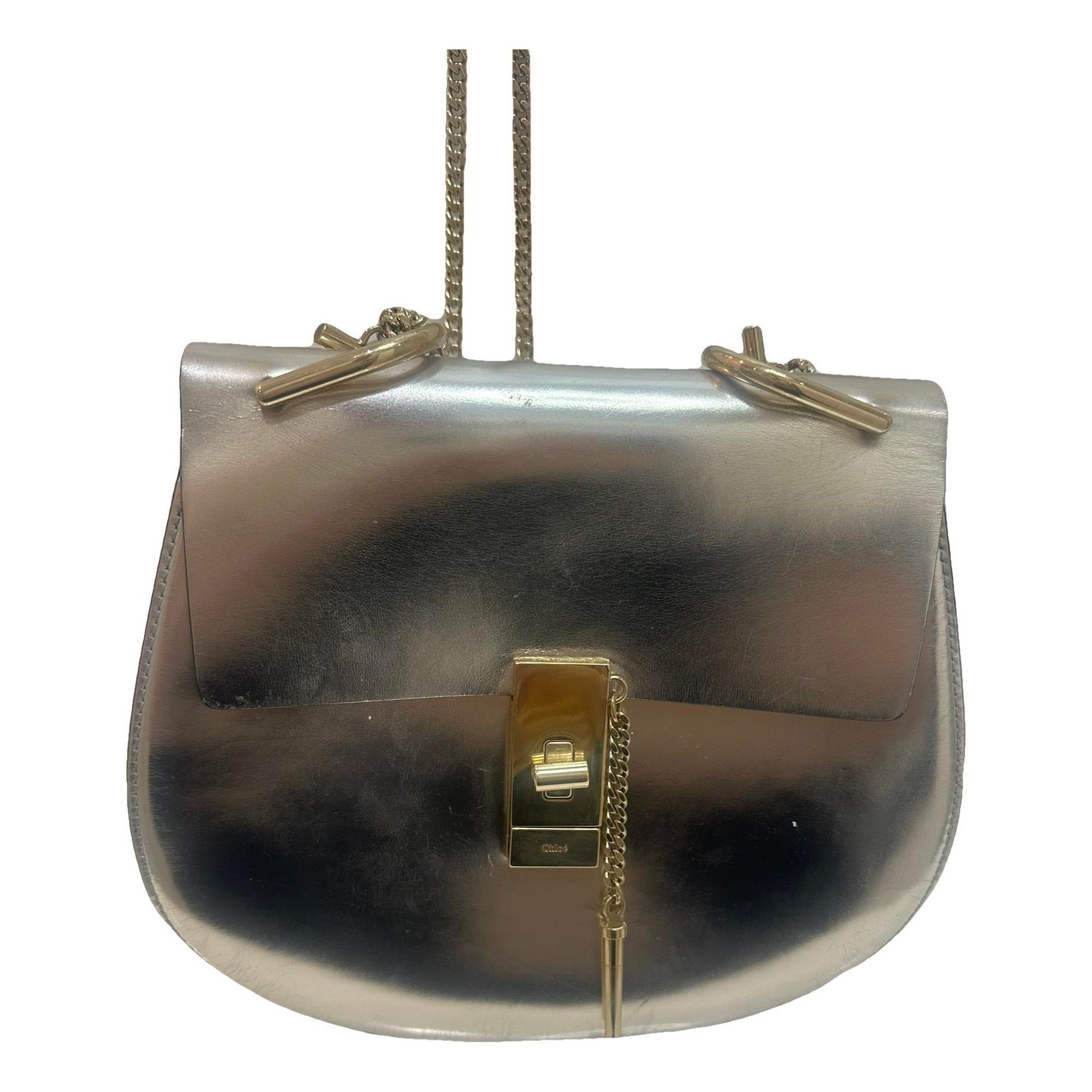 Drew leather crossbody bag