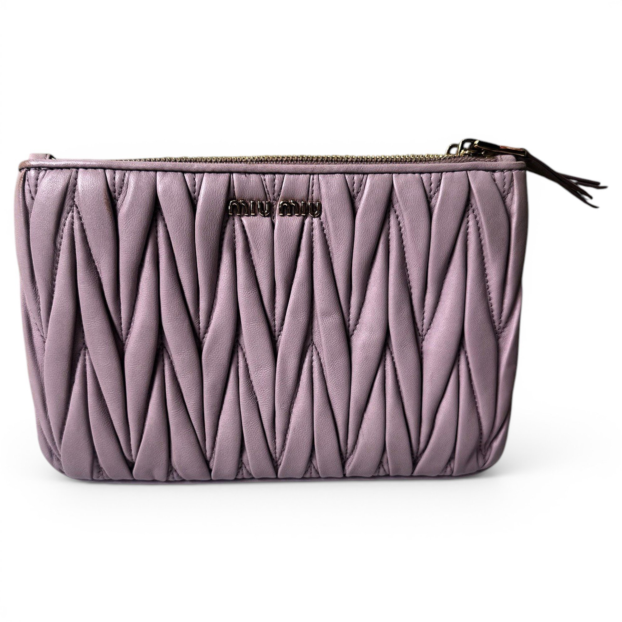 Miu Wander leather handbag