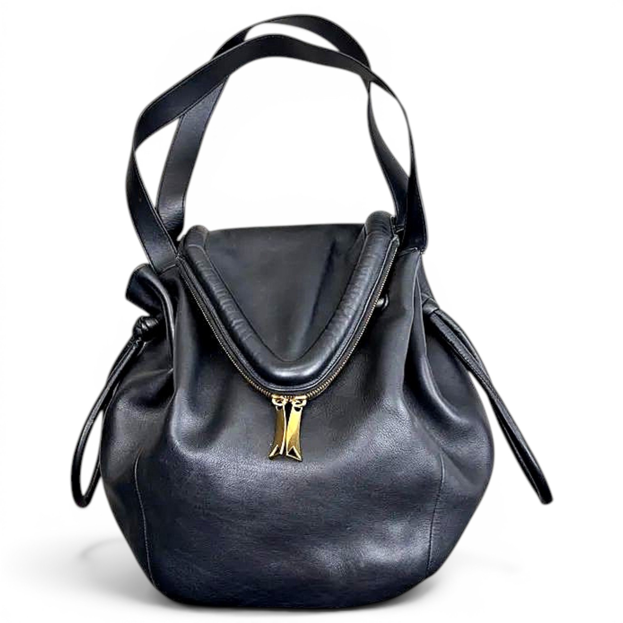 Leather handbag
