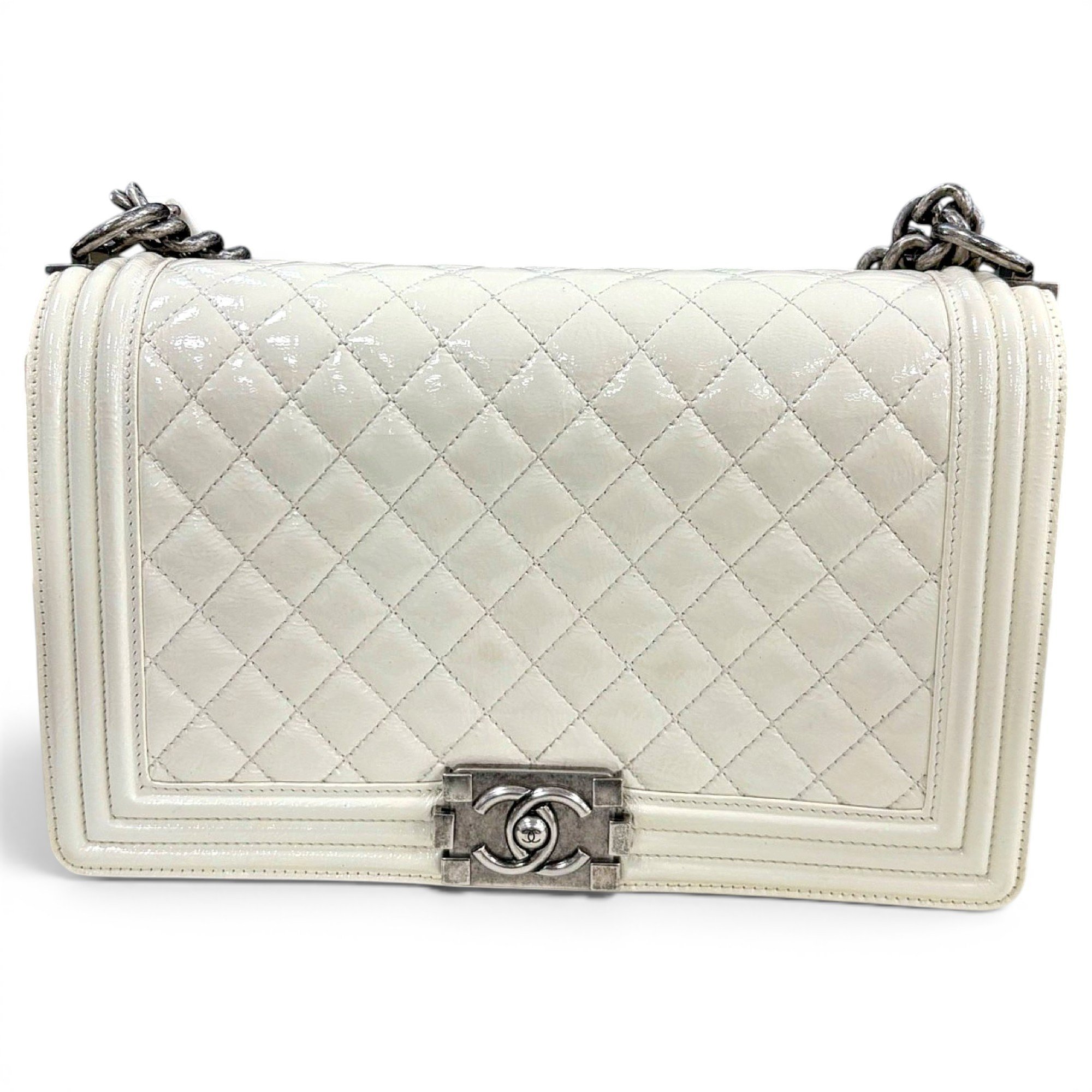 Boy patent leather handbag
