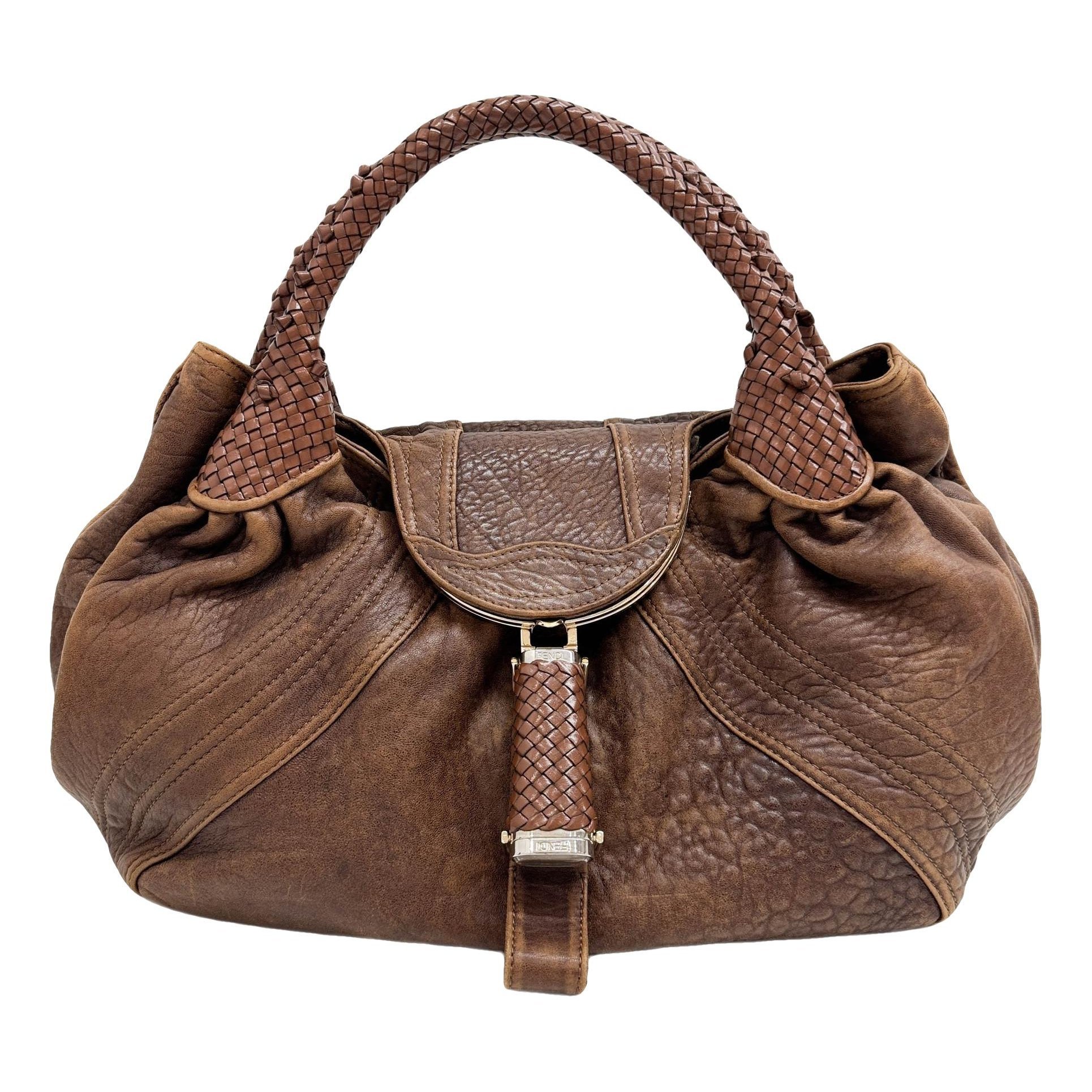 Spy leather handbag