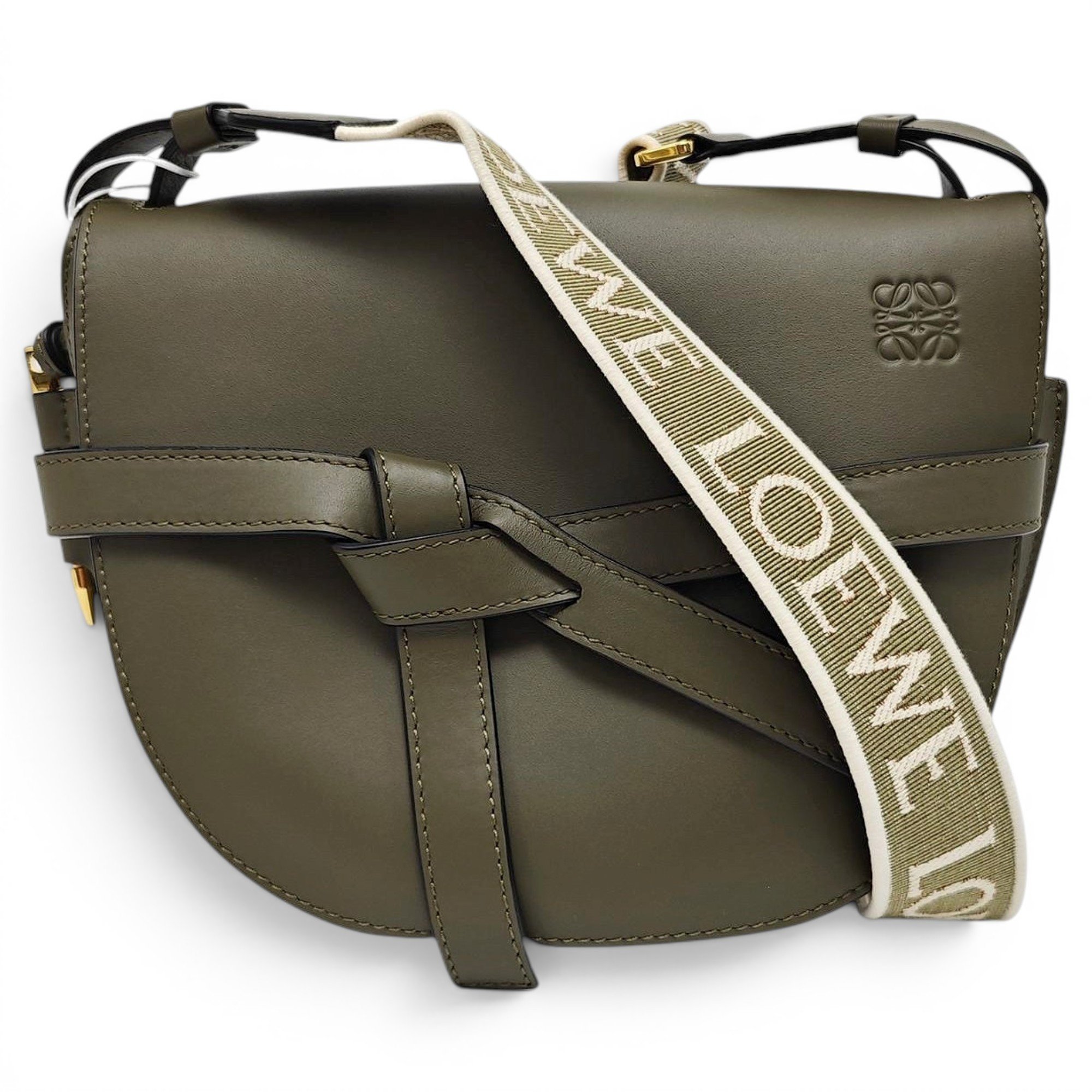 Gate leather crossbody bag