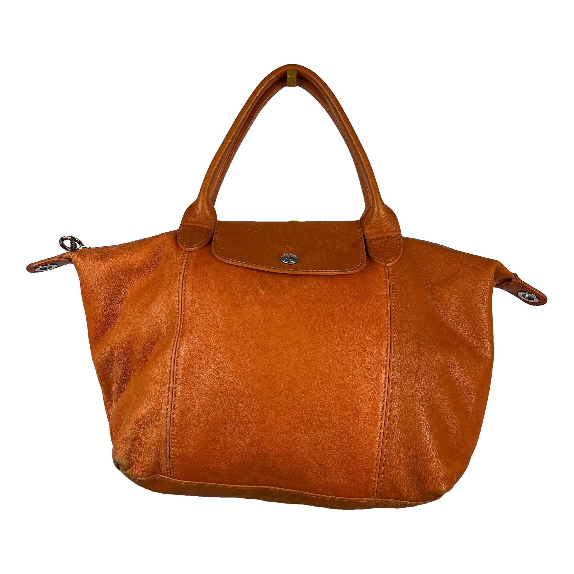 Pliage leather tote