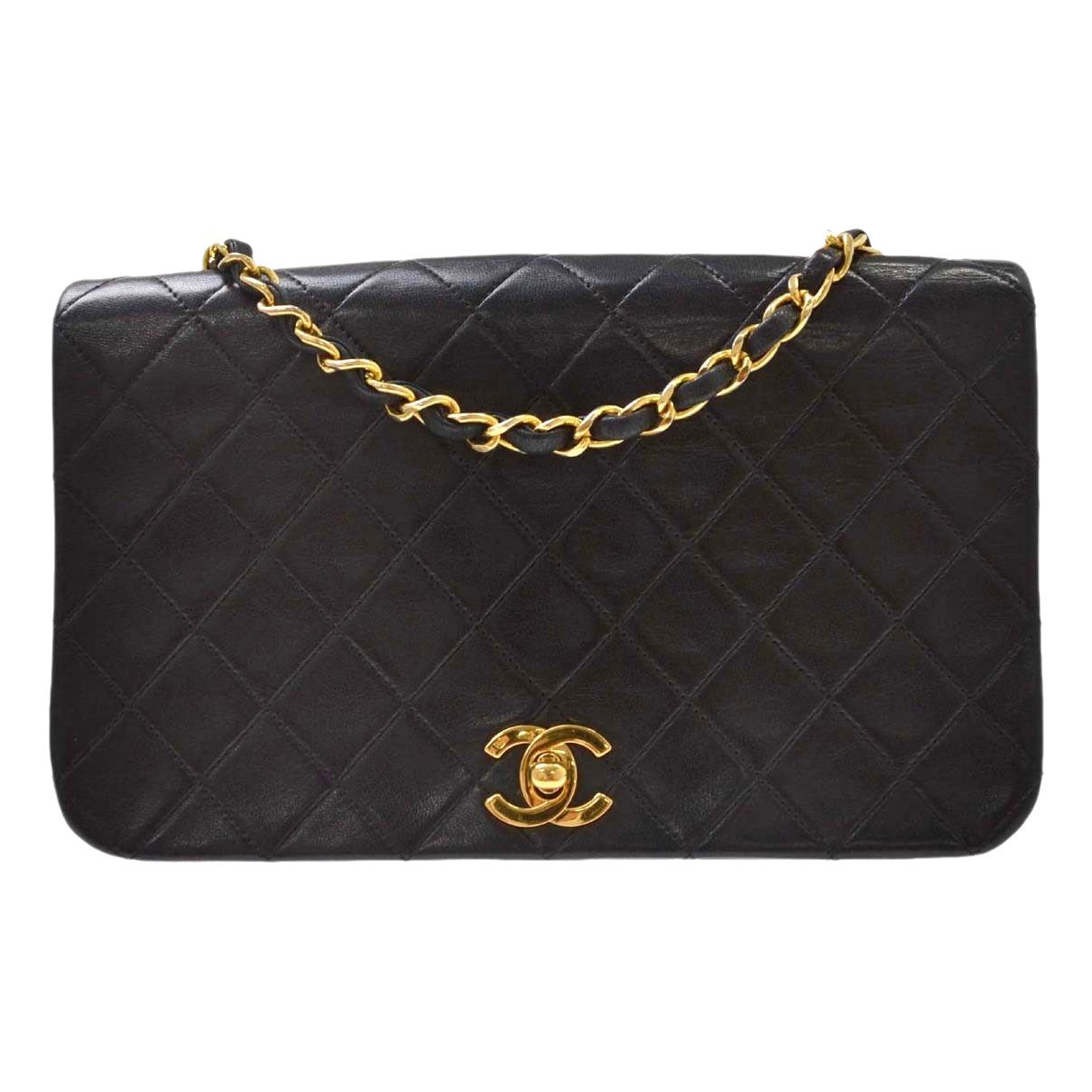 Trendy CC Flap leather handbag
