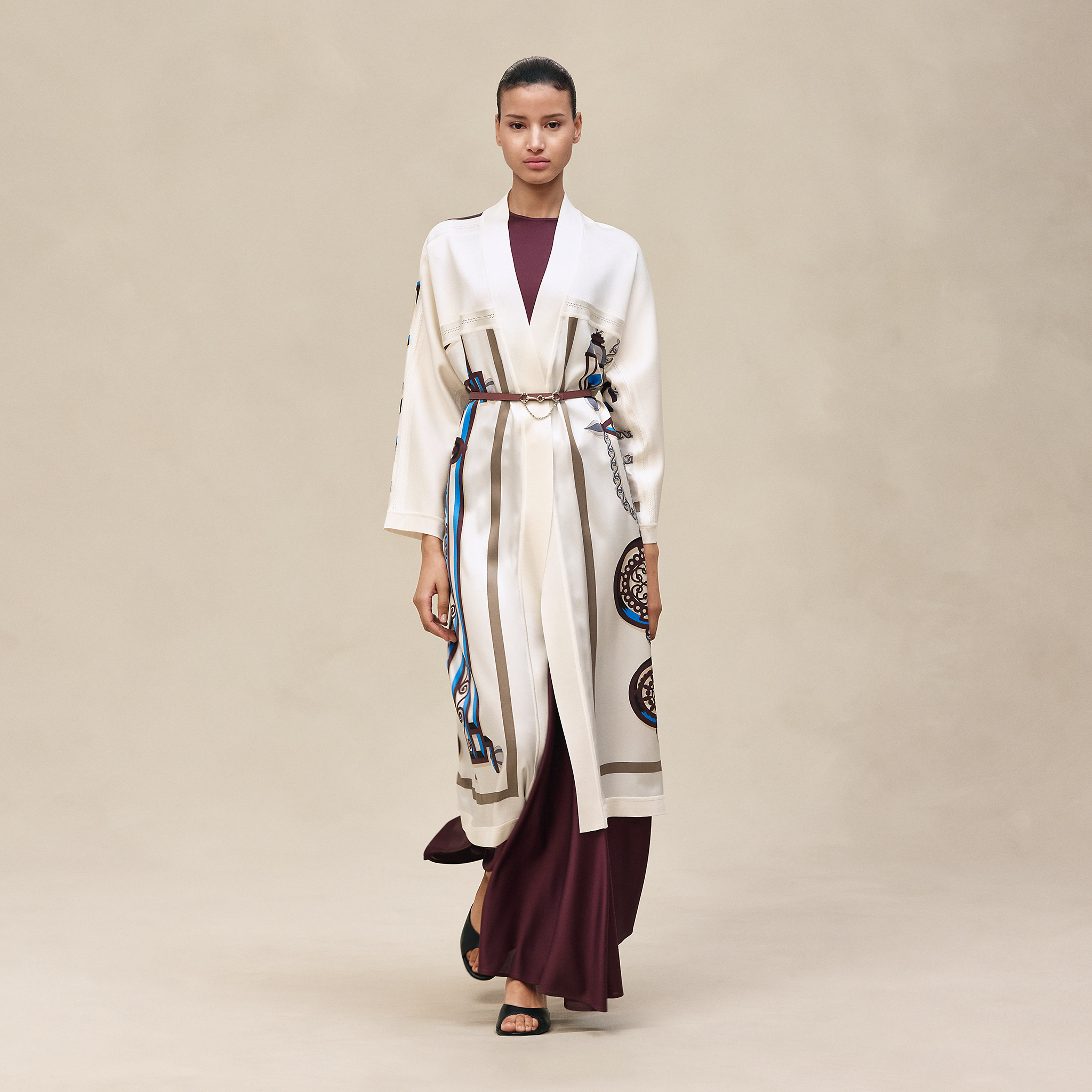 "L'Enseigne du Sellier" long cardigan