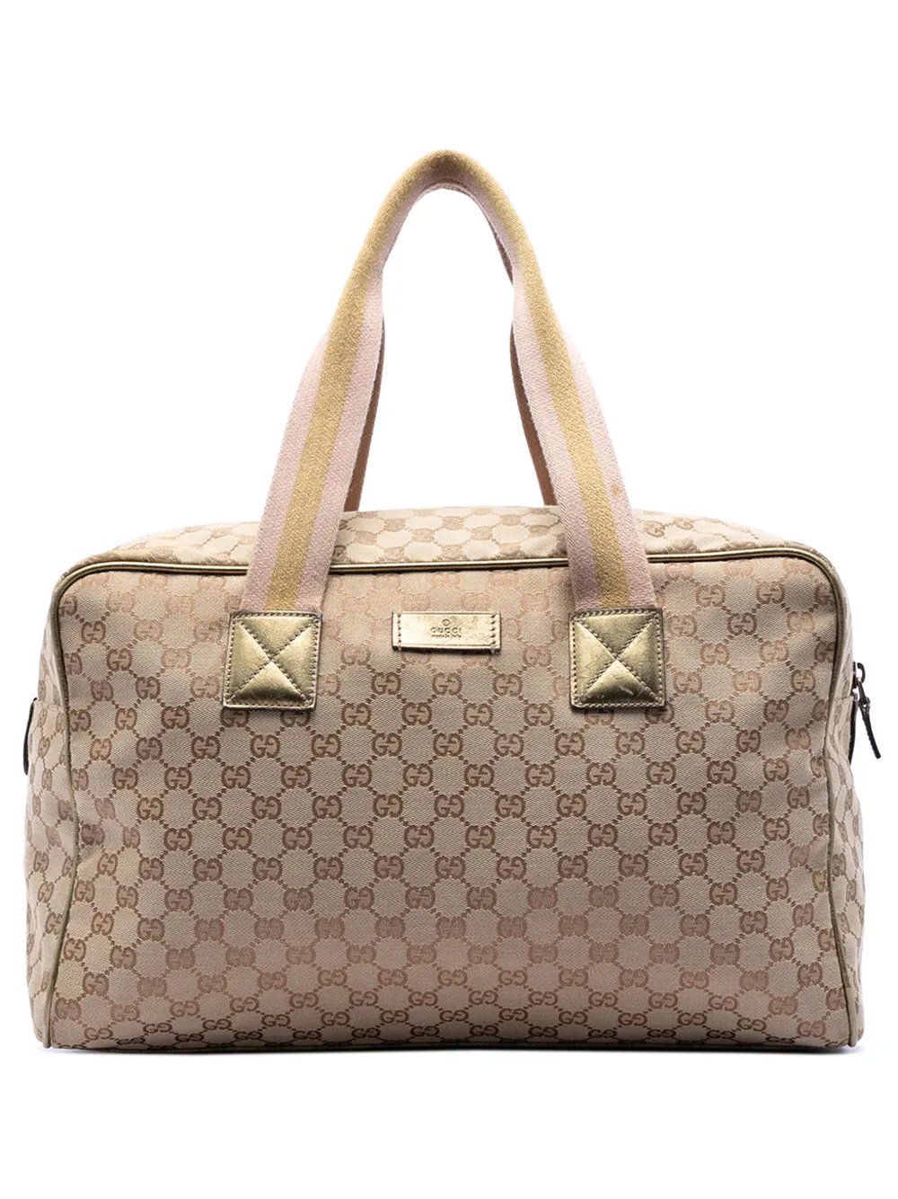 2016-2026 GG Canvas Web Duffle Bag travel bag