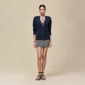 "Medor" long-sleeve cardigan