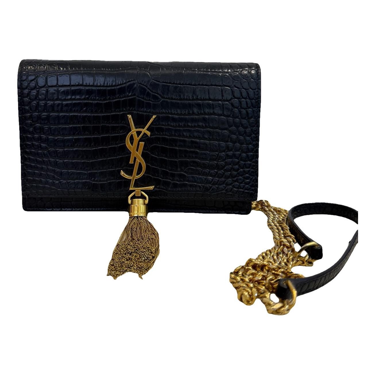 Pompom Kate leather handbag