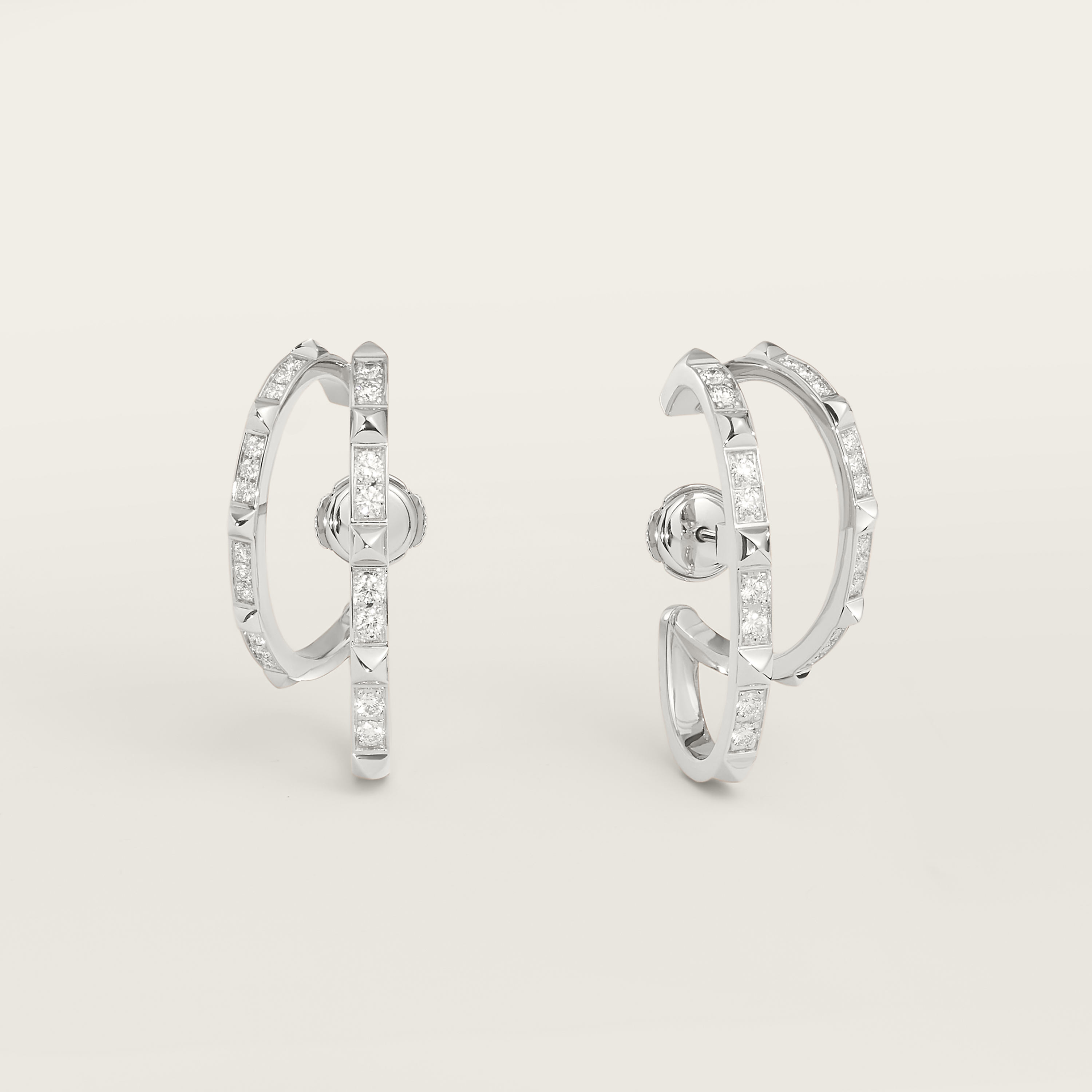 Hermès Clou d'H dangle earrings, large model
