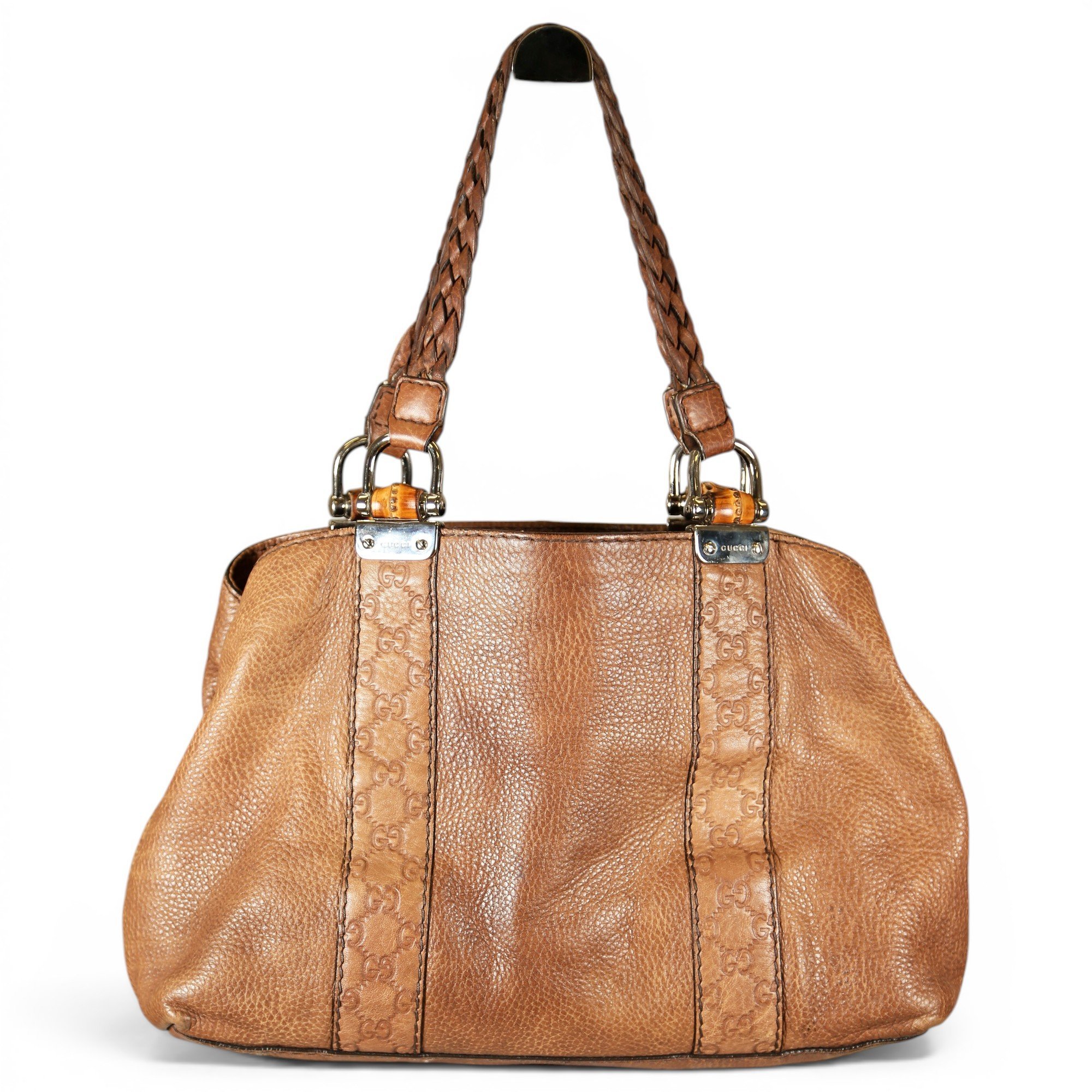 Leather handbag