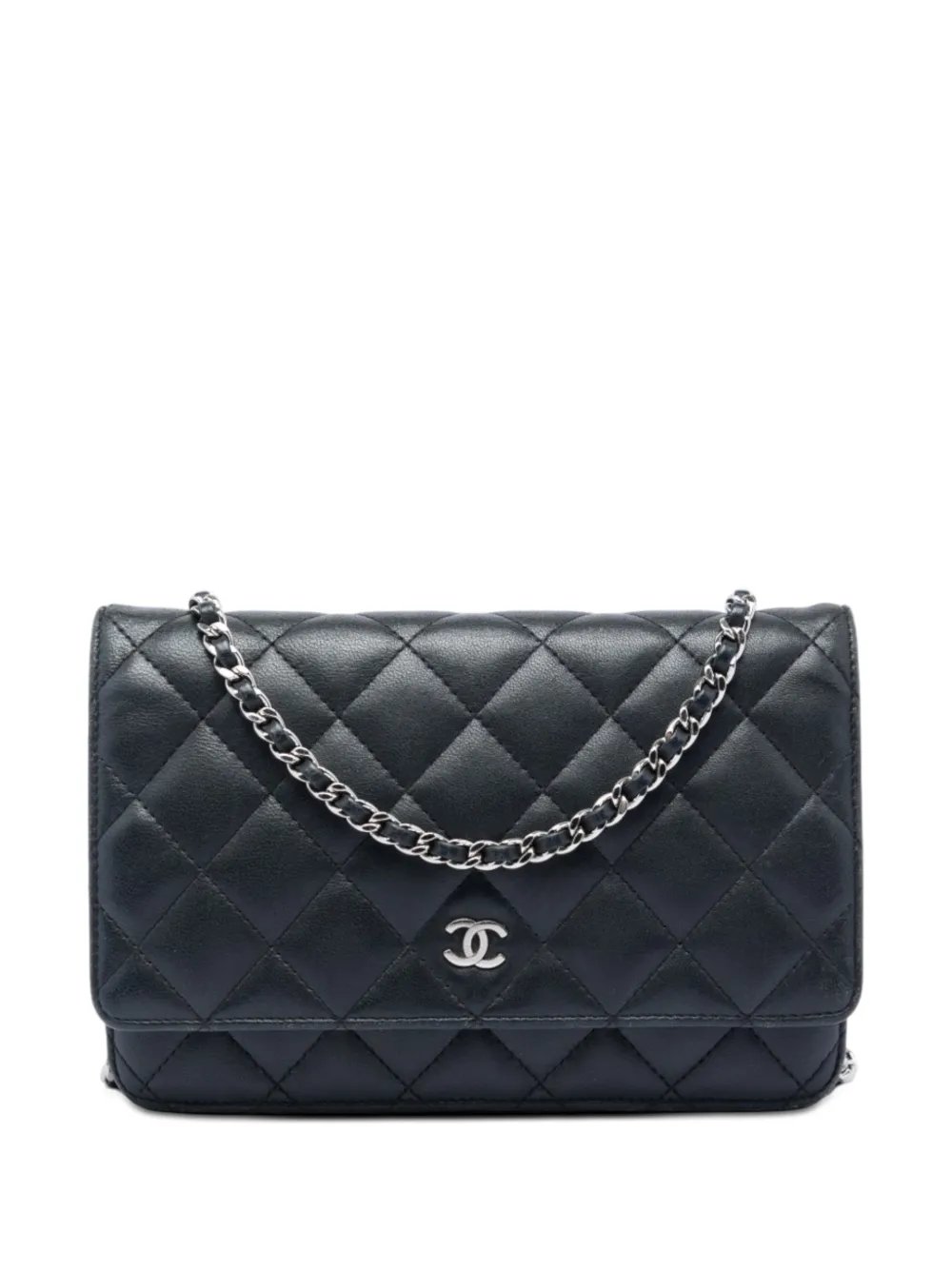2010-2011 CC Quilted Lambskin Wallet On Chain crossbody bag