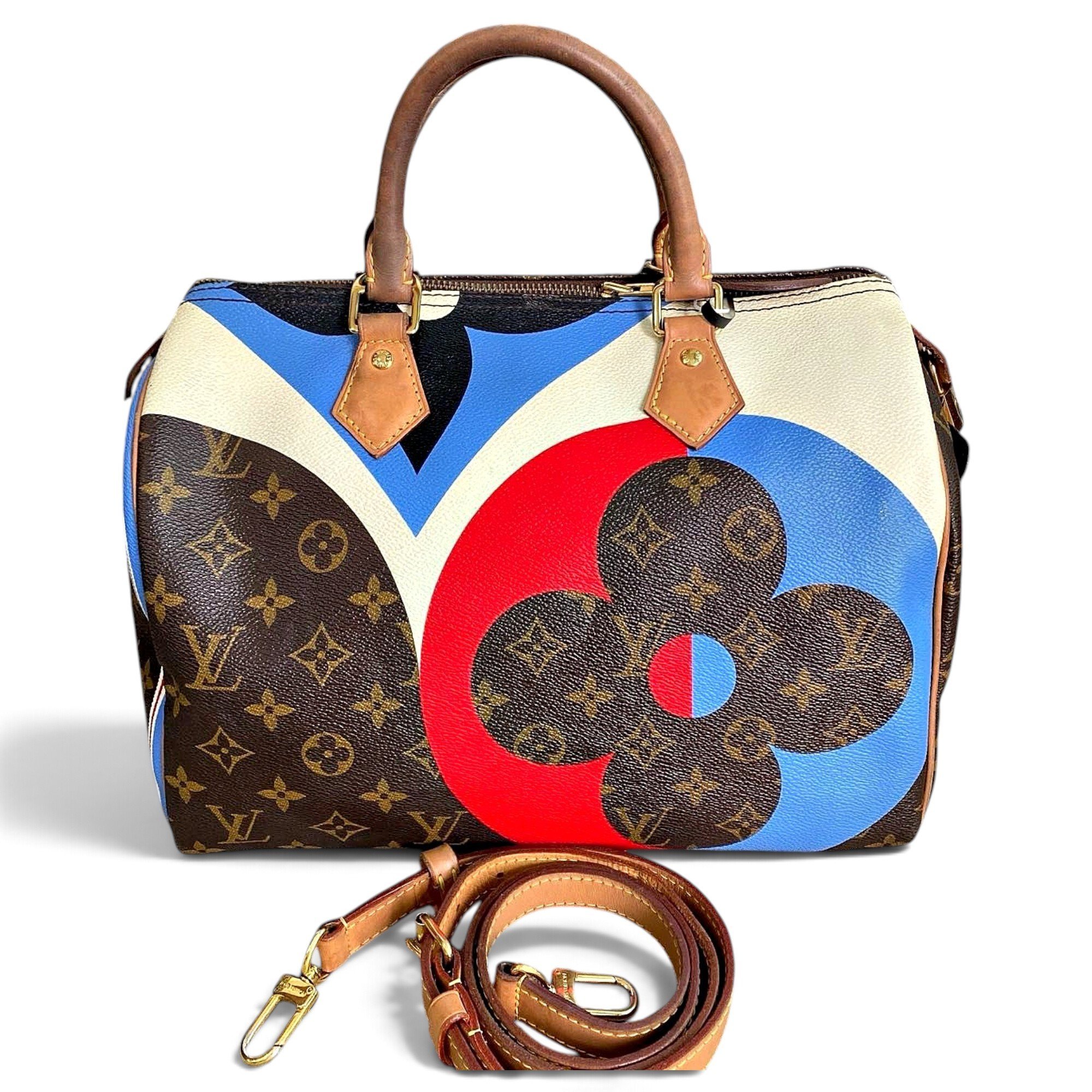 Speedy leather handbag