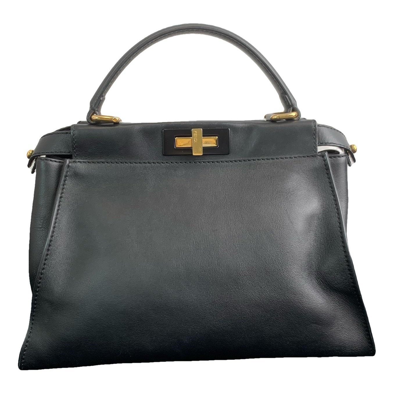 Peekaboo leather handbag
