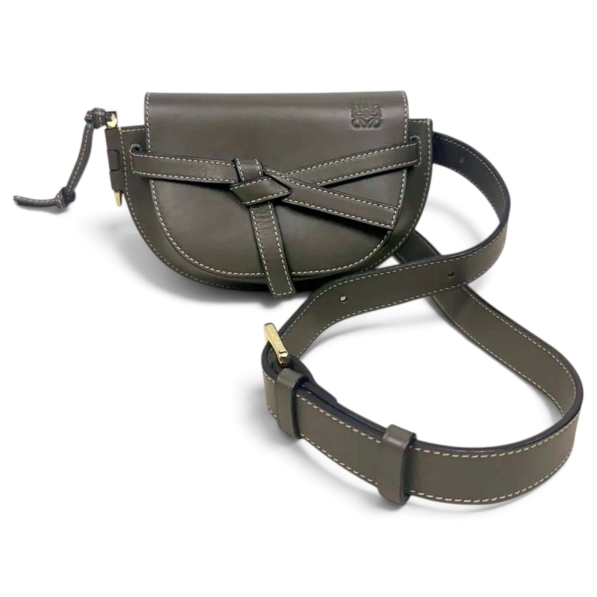 Gate leather crossbody bag