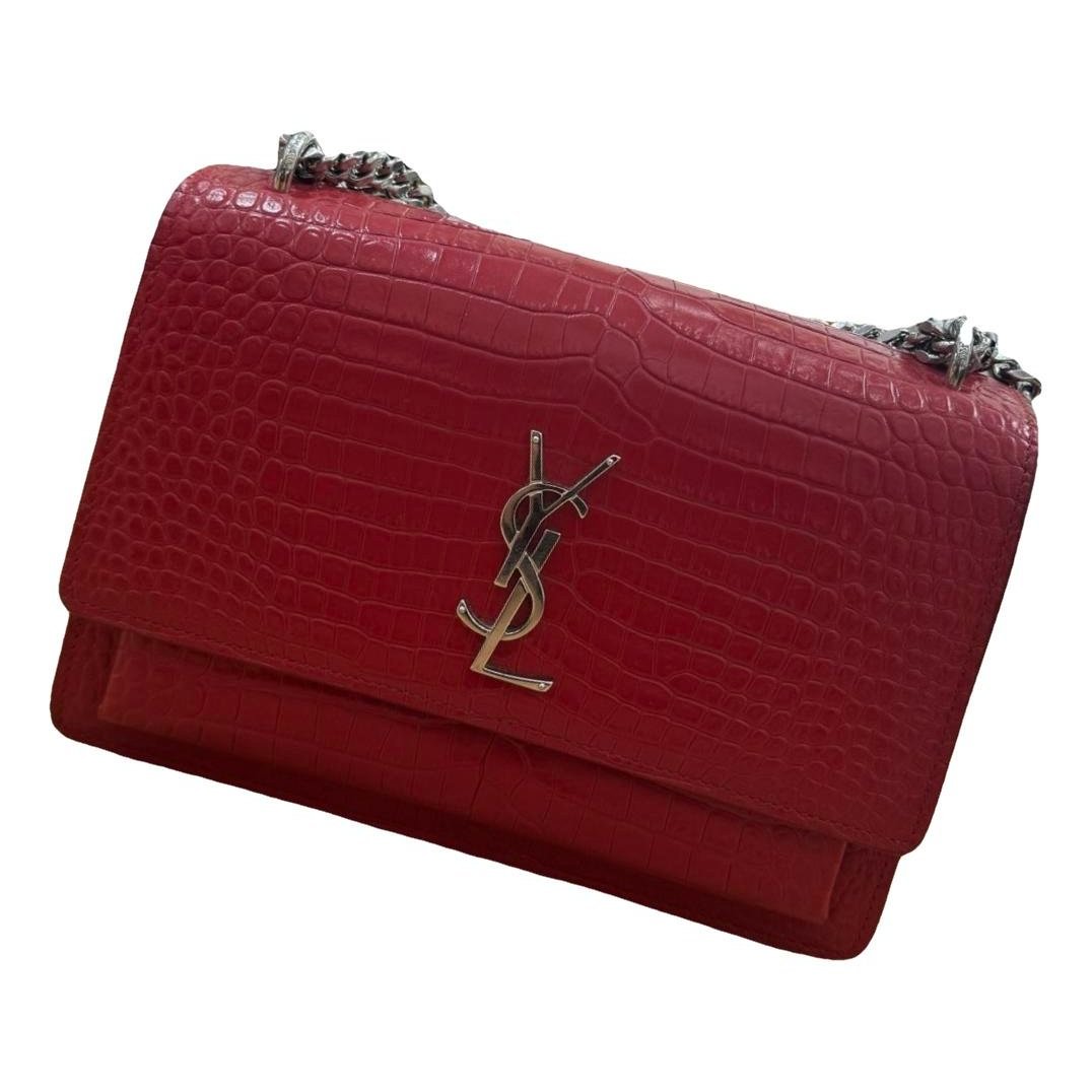 Sunset leather handbag