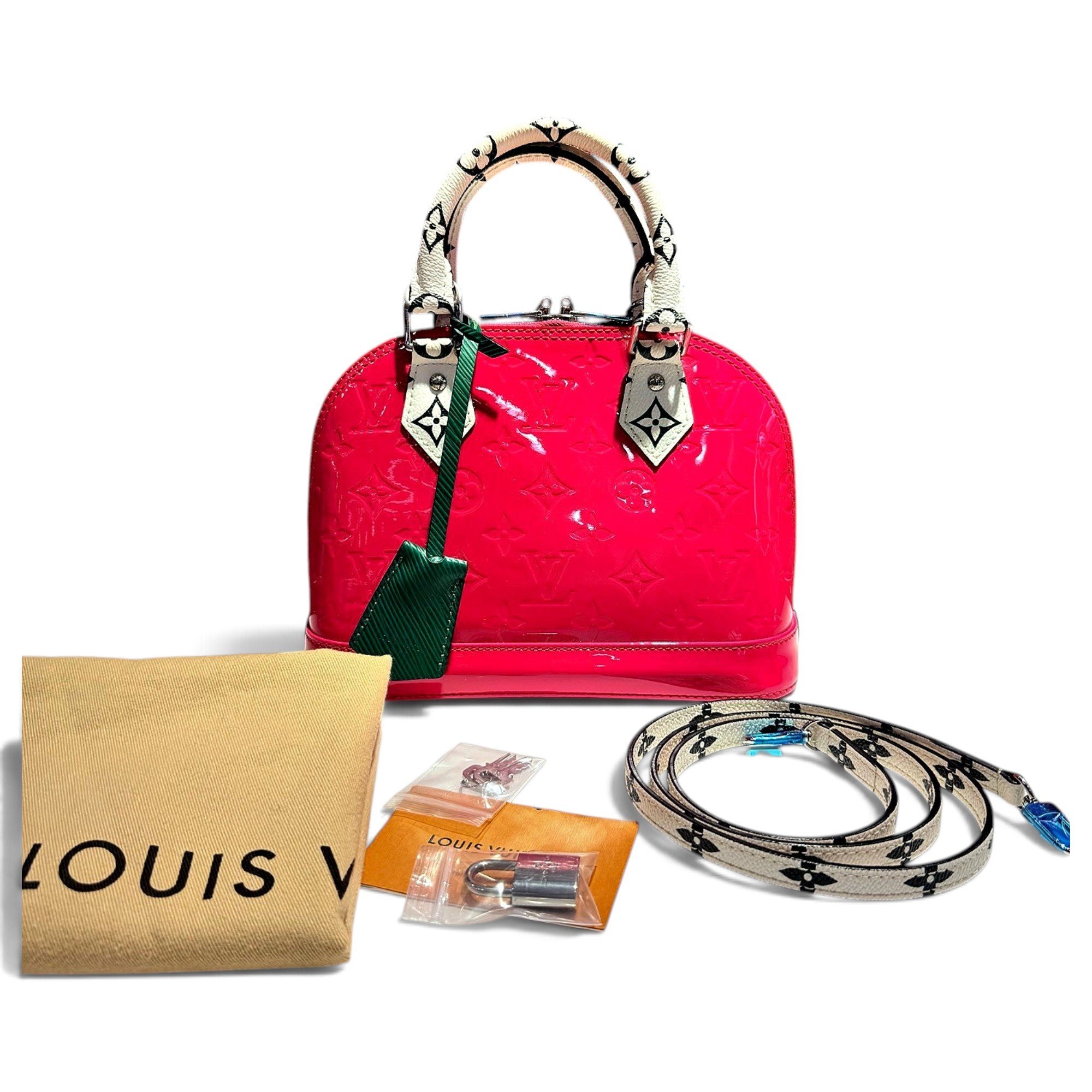 Alma BB patent leather handbag