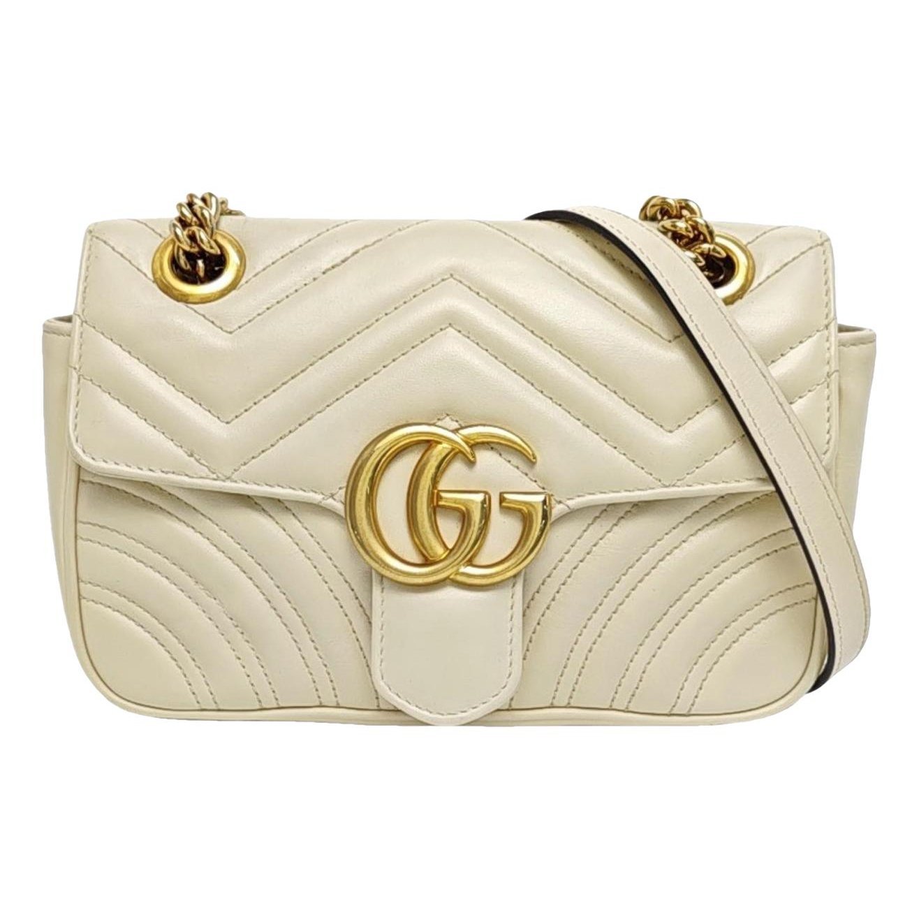 GG Marmont Flap leather handbag