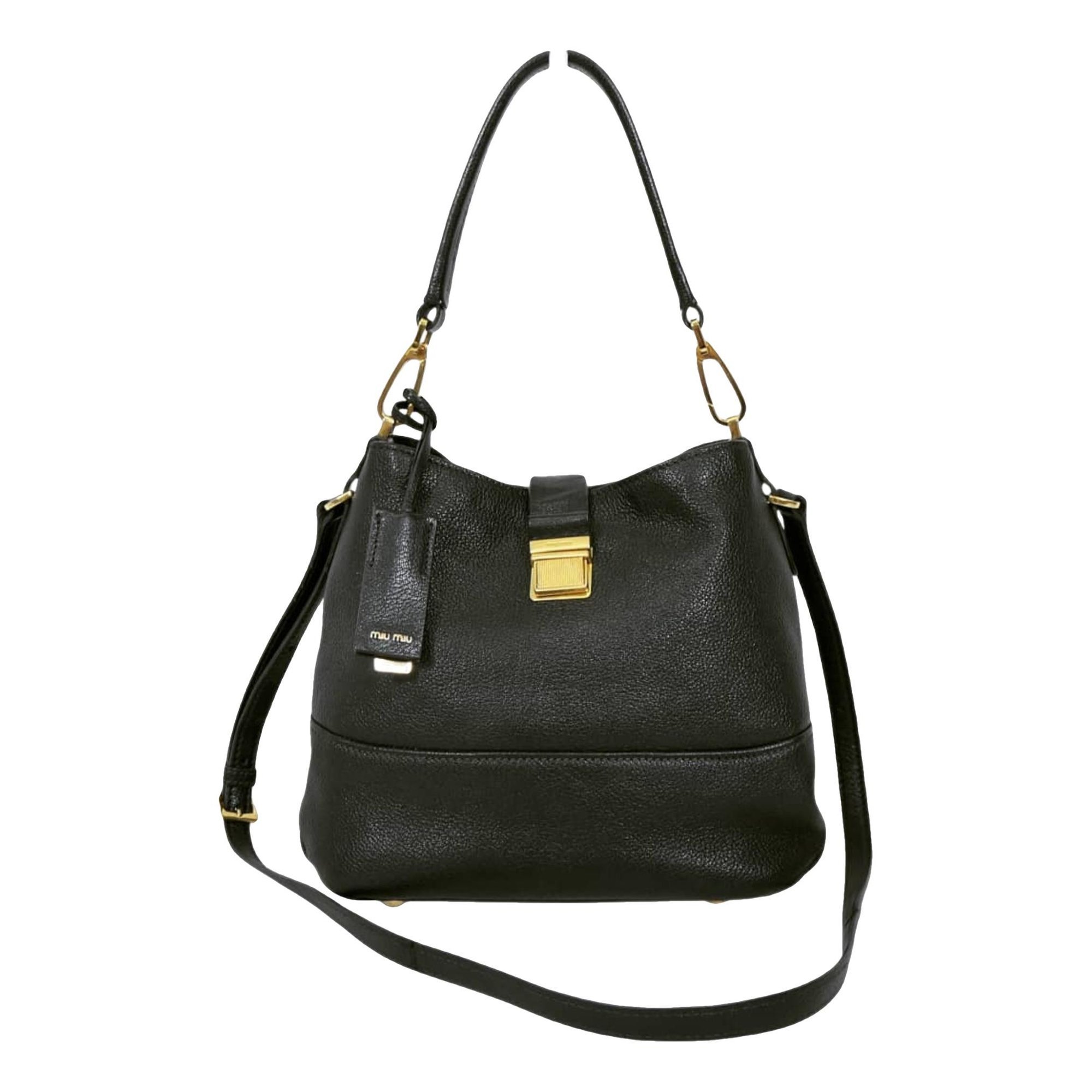 Madras leather crossbody bag