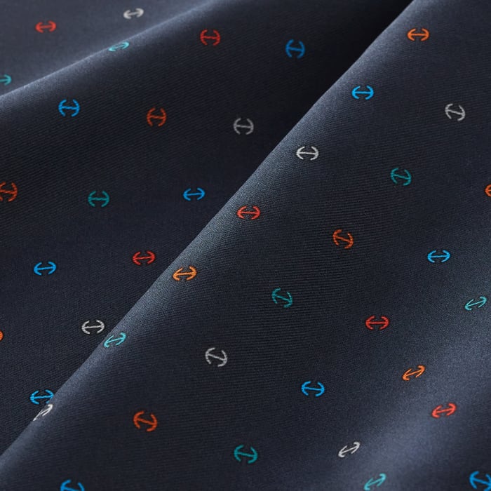 H Tonneau Multicolore Pocket Square 45