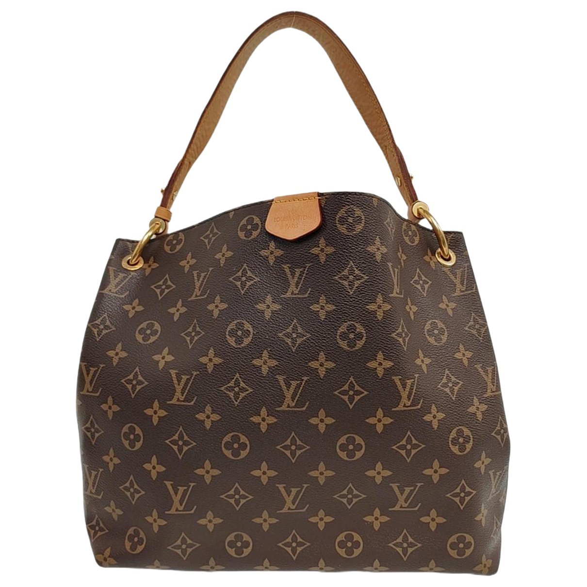 Graceful leather handbag