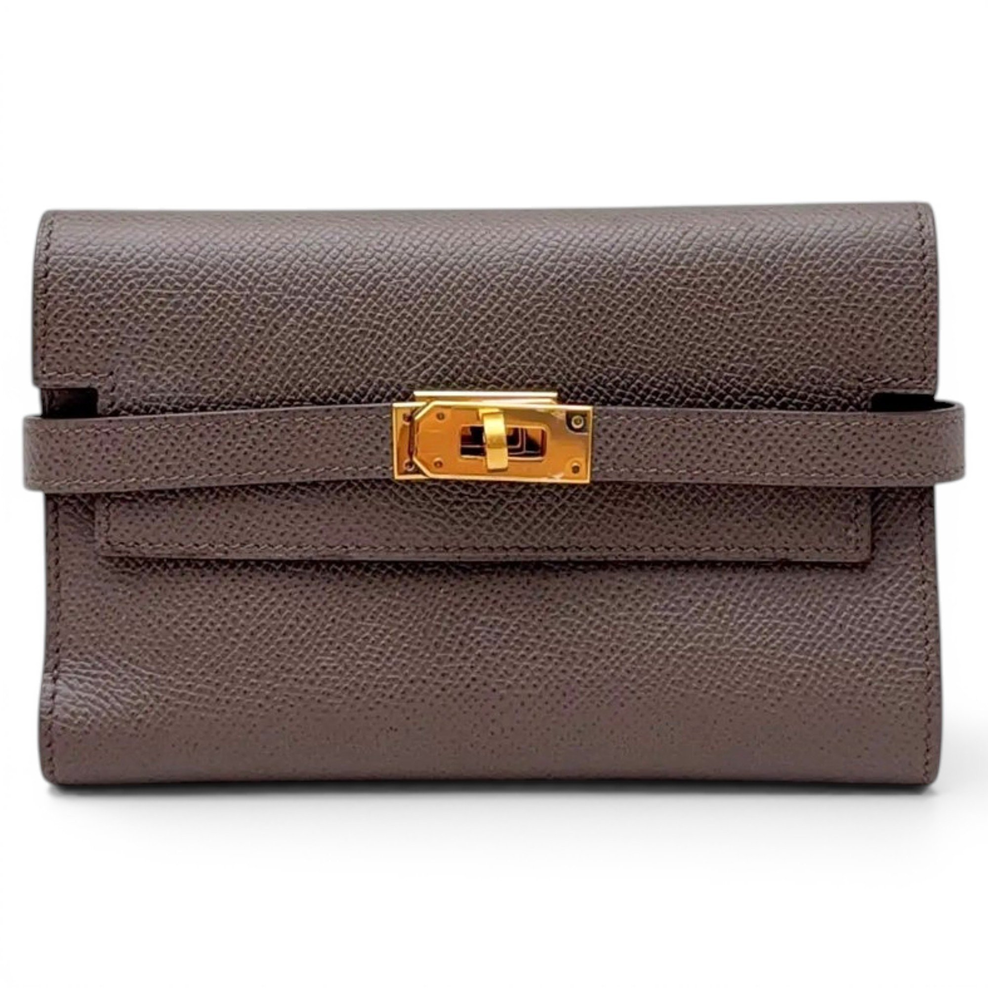 Kelly to go leather clutch bag