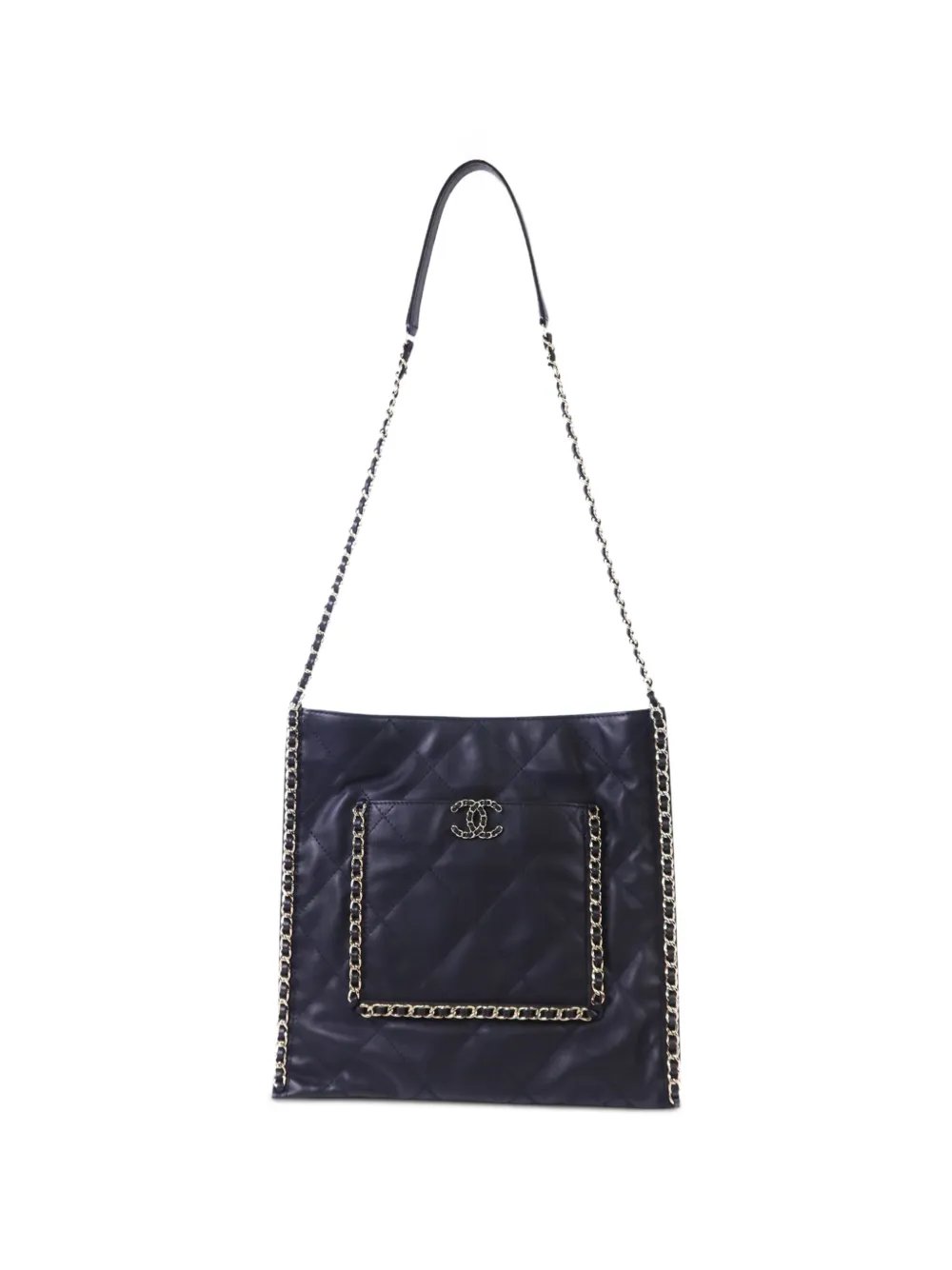 Matelasse CC chain-strap calfskin shoulder bag