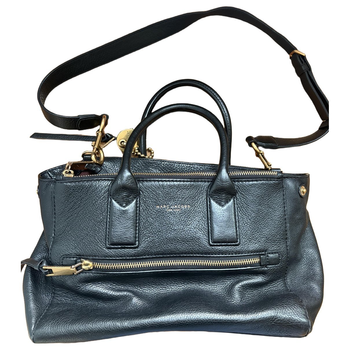 Leather tote