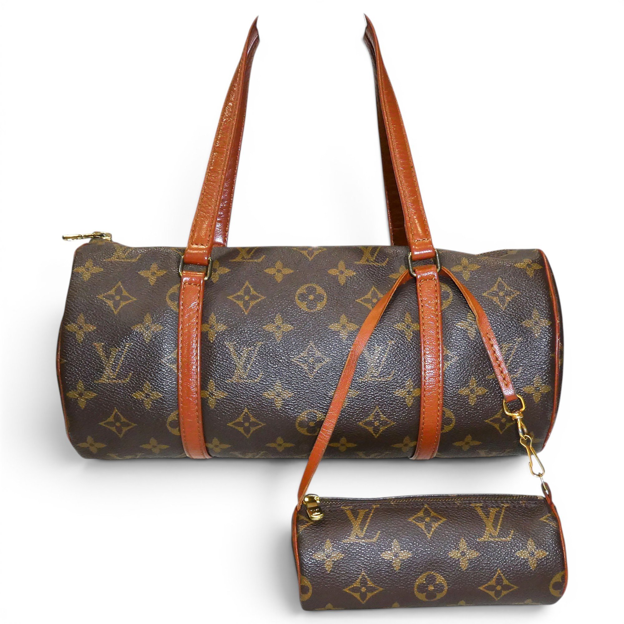 Papillon leather handbag