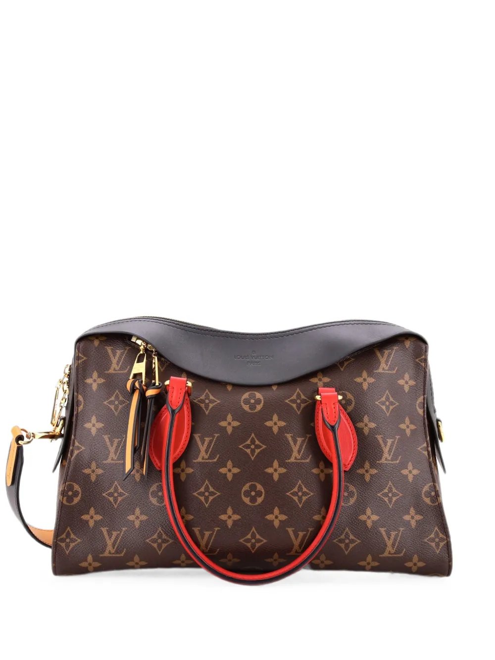 Tuileries Handbag Monogram Canvas with Leather satchel