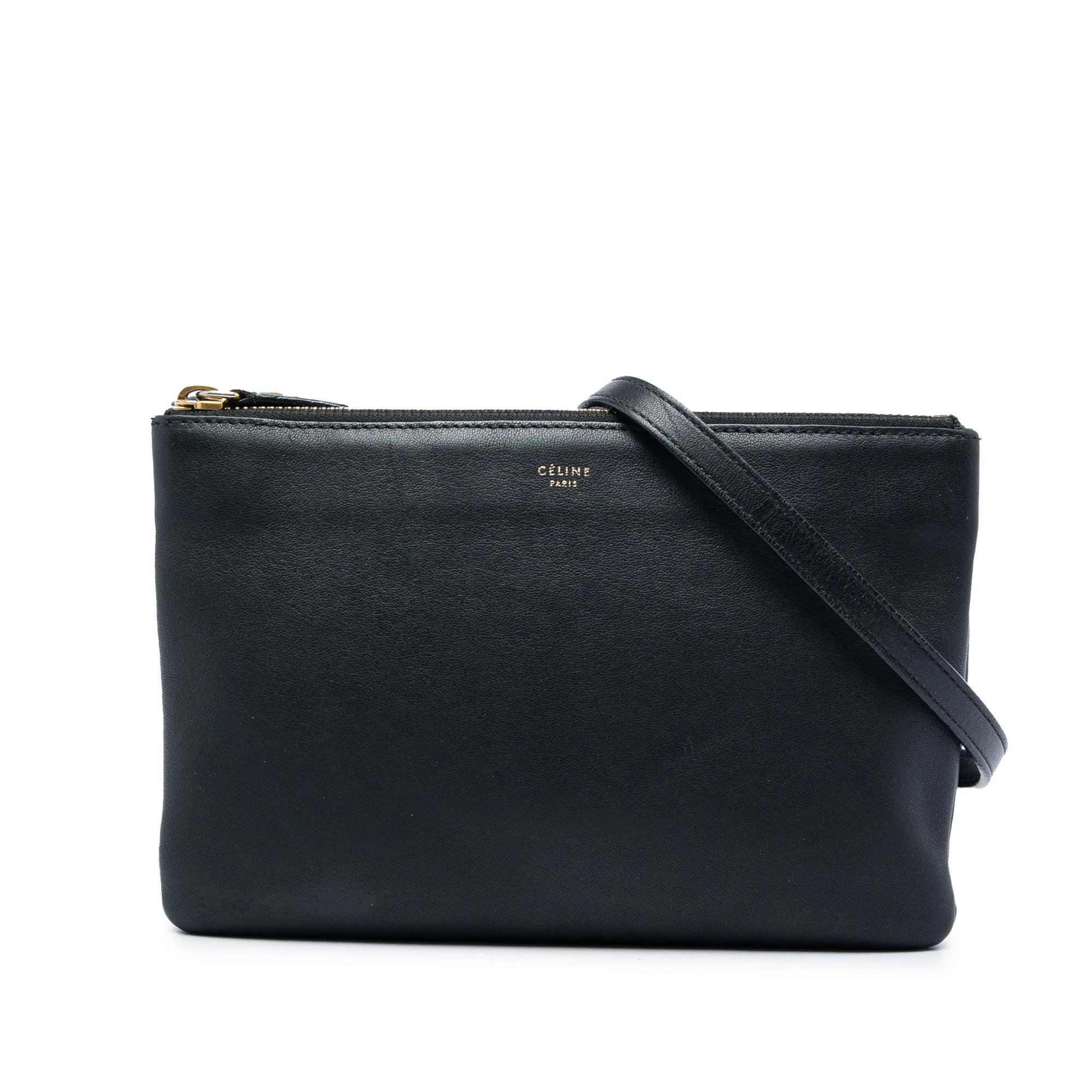 Trio pony-style calfskin handbag
