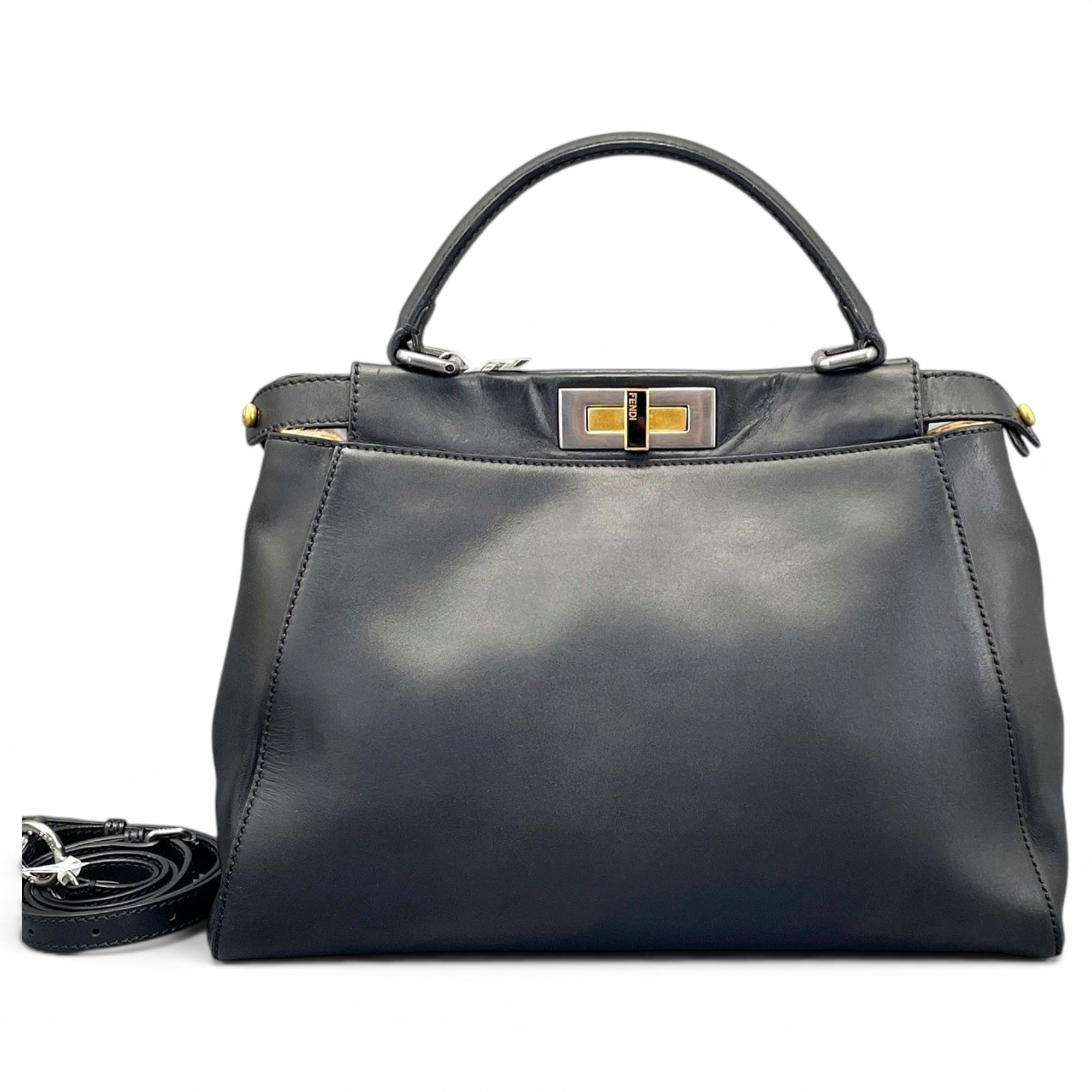 Peekaboo Essentially leather handbag